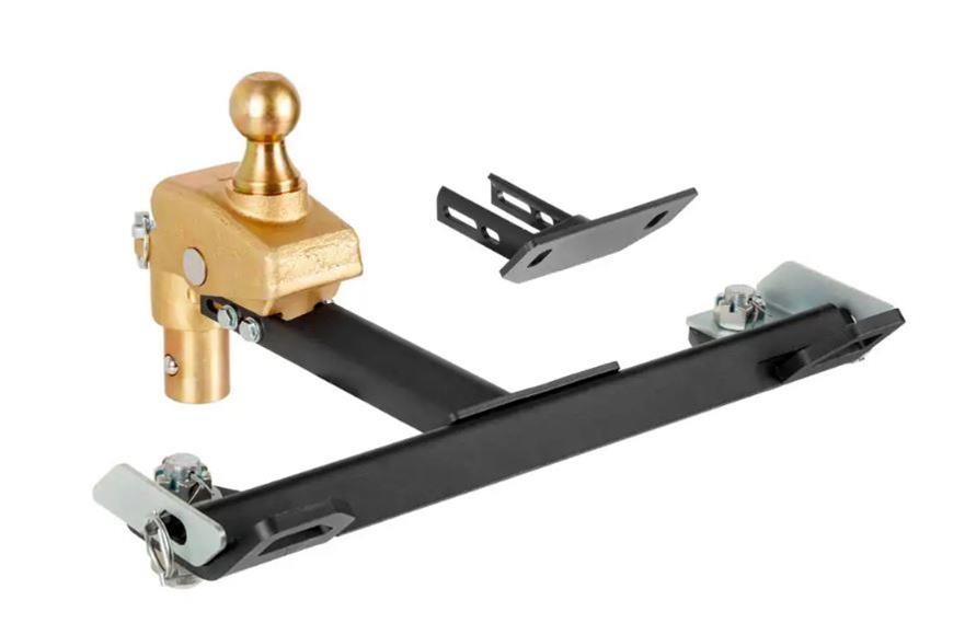 CURT Rockerball Multi-Fit OEM Puck System Gooseneck Kits 60668 Hitches, Couplers, Steel, Rockerball, 2 5/16 in. Ball Diameter,Black Powdercoated, for Nissan, Chevy, Ford, GMC, Kit