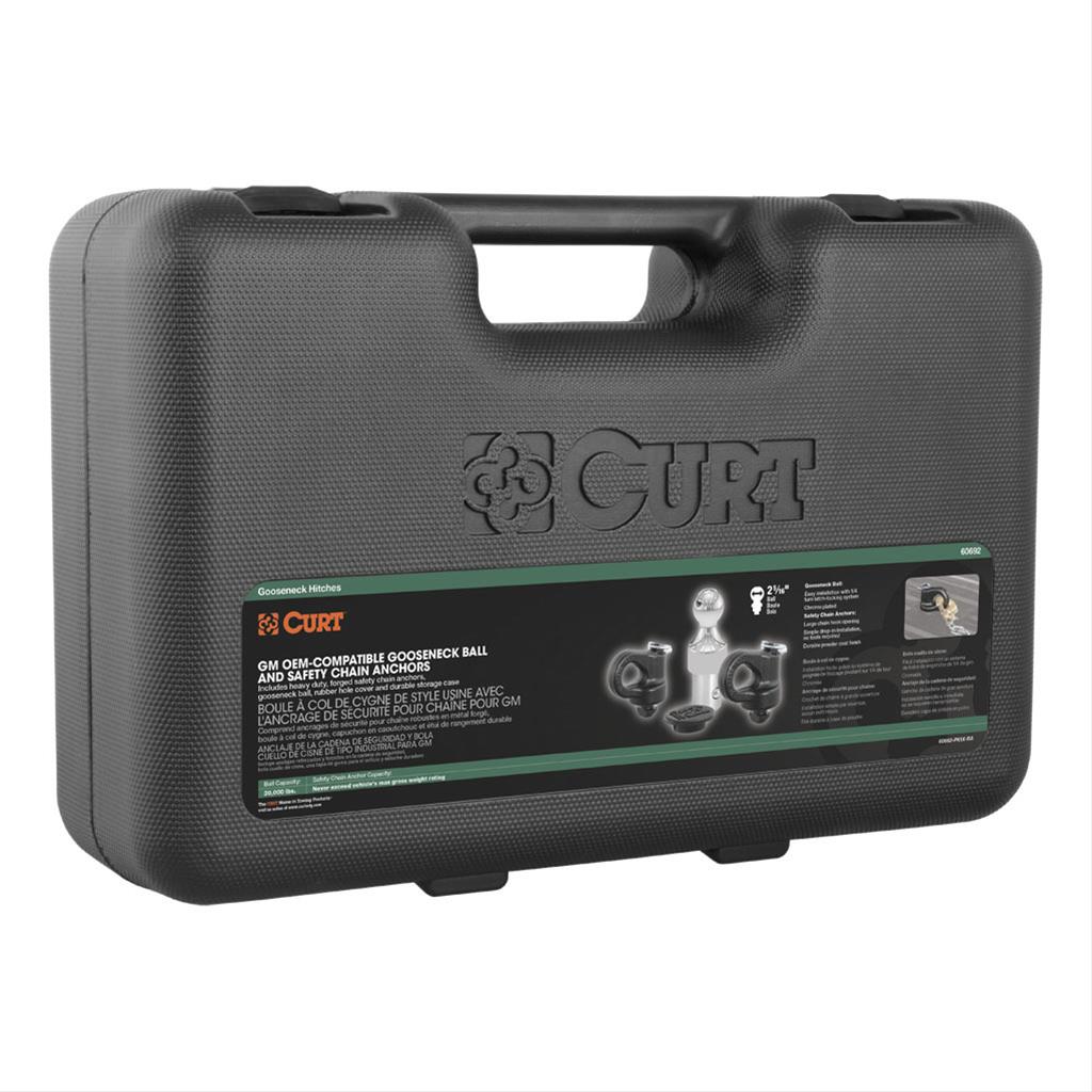 neer  ② Amazon.com: CURT 60692 OEM Puck System Gooseneck Hitch Kit, 30K, 2