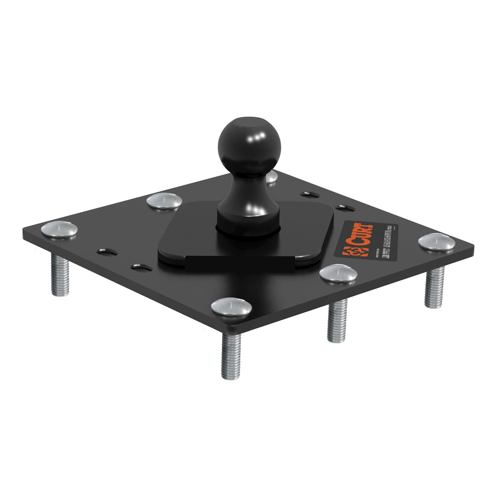 CURT Fixed Ball Gooseneck Hitches 61100 Hitch, Ball, Carbide Powdercoated, 2-5/16 in. Ball, 30,000 GTW, Universal, Each thumbnail 2