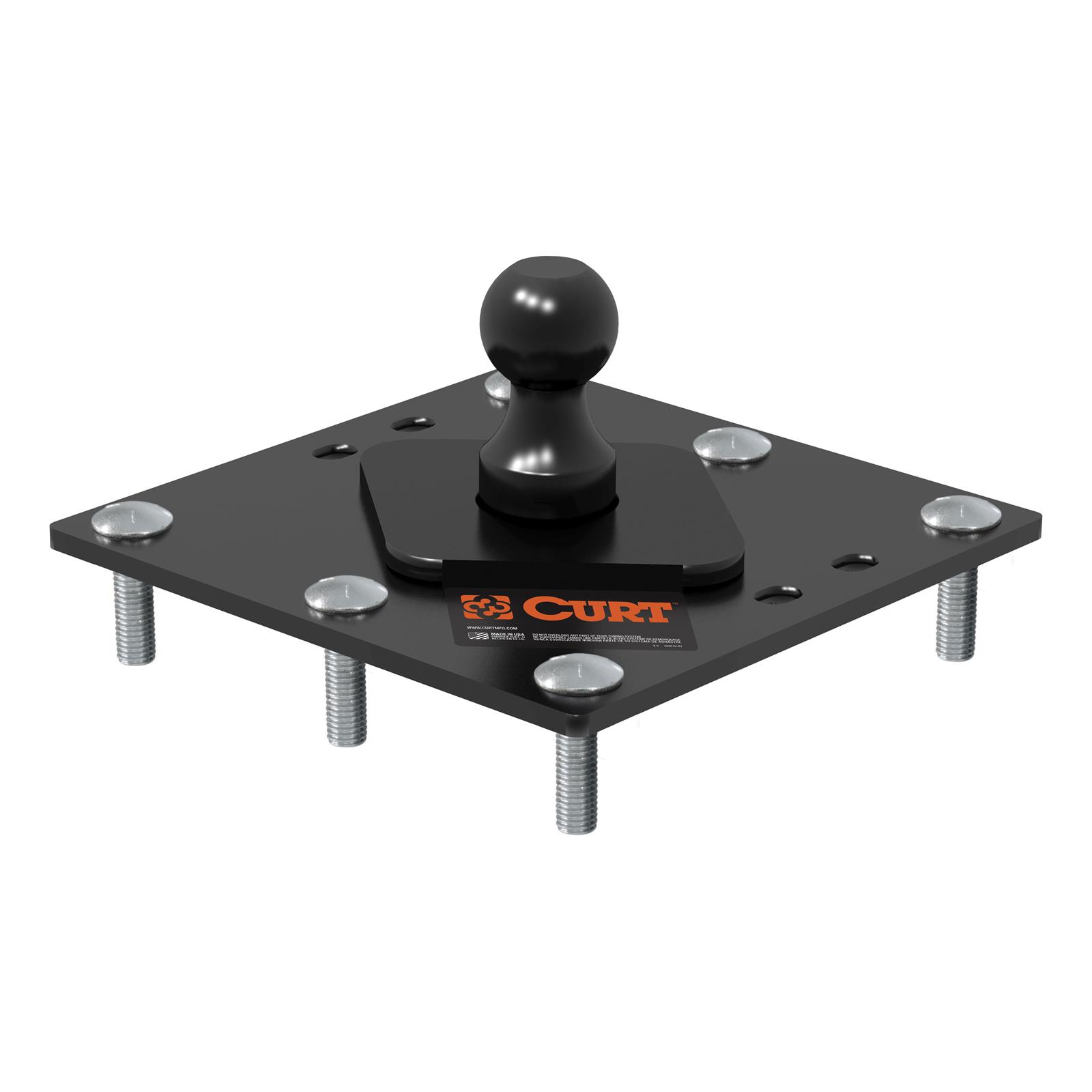 CURT Fixed Ball Gooseneck Hitches 61100 Hitch, Ball, Carbide Powdercoated, 2-5/16 in. Ball, 30,000 GTW, Universal, Each