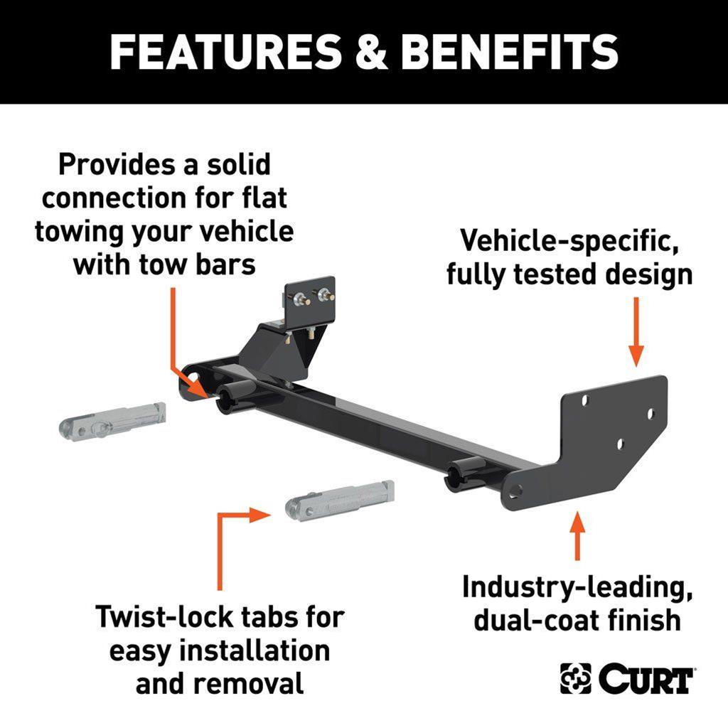 CURT Custom Tow Bar Base Plates for 1997-2006 WRANGLER - 70112 Bar, Plate thumbnail 3