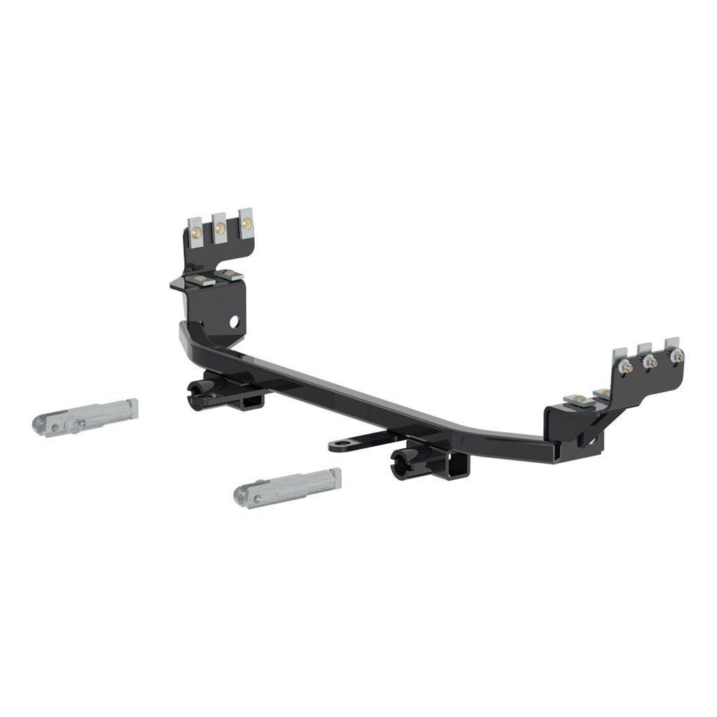 CURT Custom Tow Bar Base Plates for 2016-2018 FOCUS - 70113 Adapter Bracket, Plate, Steel, Black Powdercoated, Ford, Kit
