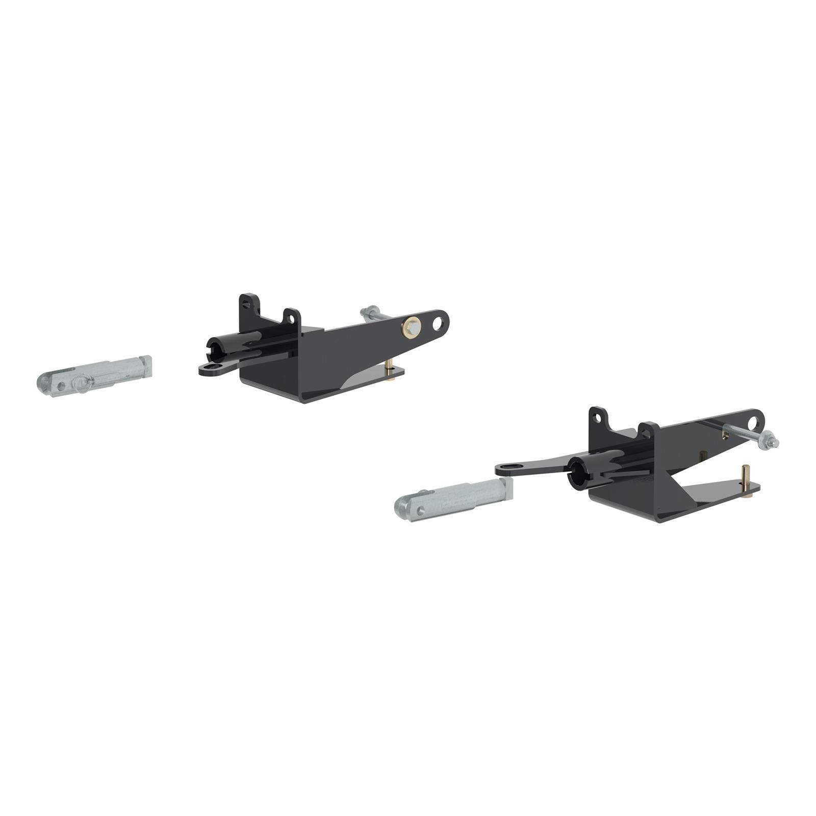 CURT Custom Tow Bar Base Plates for 2016-2018 1500, 2019-2024 1500 CLASSIC - 70121 Adapter Bracket, Plate, Steel, Black Powdercoated, RAM, Kit