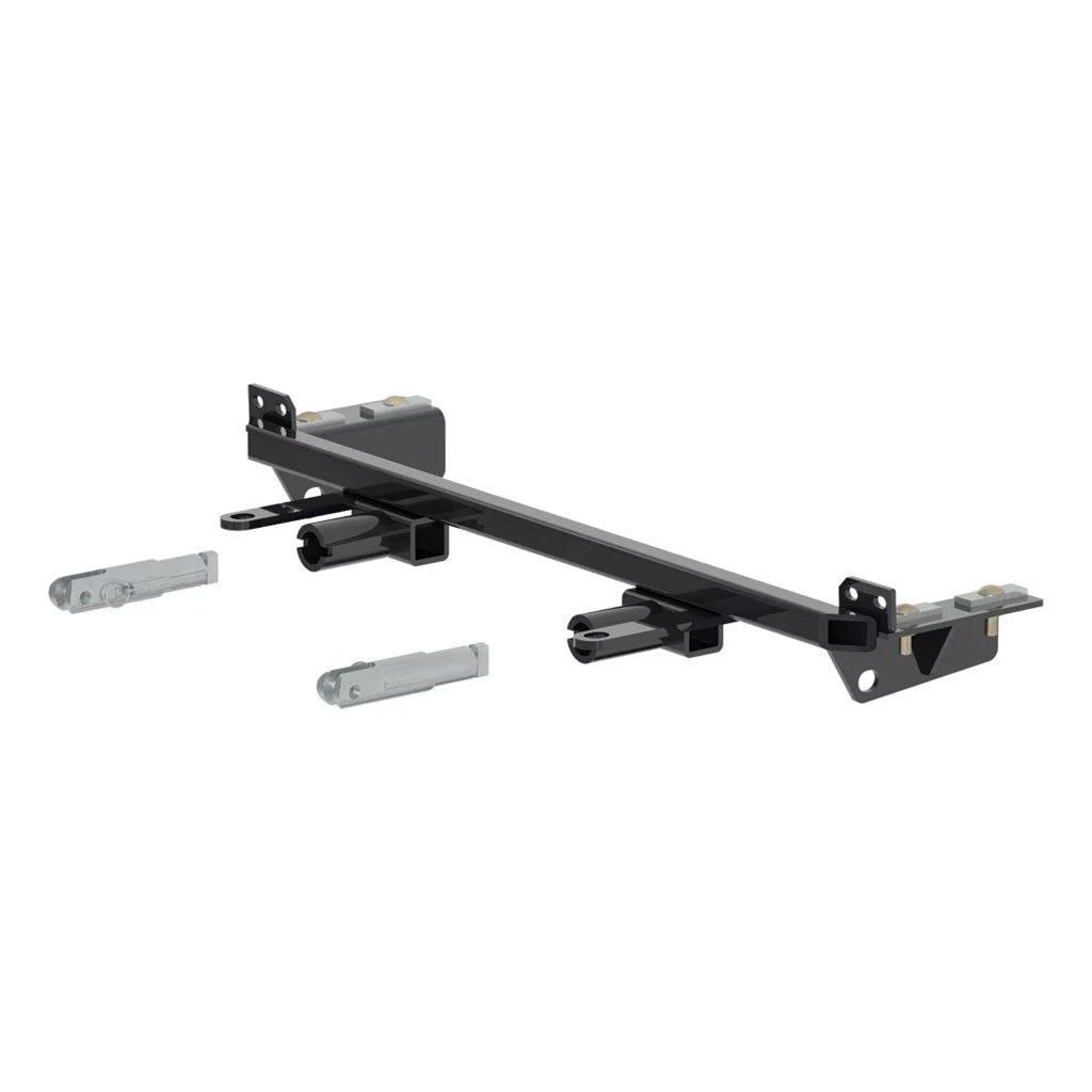 CURT Custom Tow Bar Base Plates 70124 Adapter Bracket, Plate, Steel, Black Powdercoated, Buick, GMC, Kit