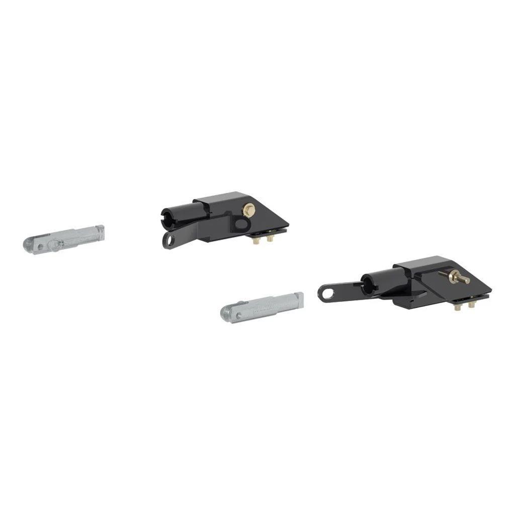 CURT Custom Tow Bar Base Plates 70131 Adapter Bracket, Plate, Steel, Black Powdercoated, Chevrolet, GMC, Kit