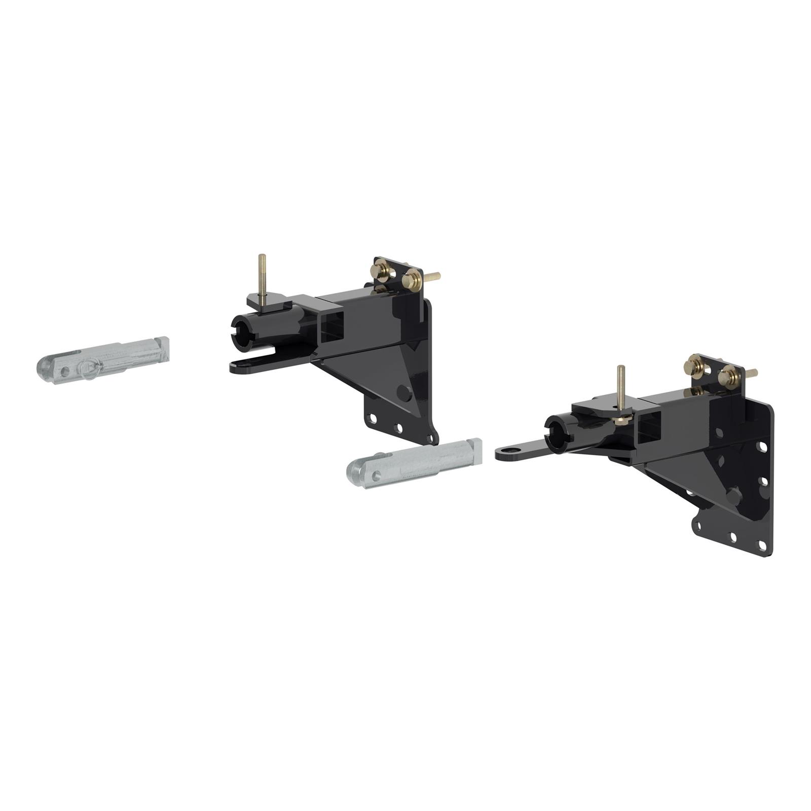 CURT Custom Tow Bar Base Plates for 2014-2018 CHEROKEE - 70134 Adapter Bracket, Plate, Steel, Black Powdercoated, Jeep, Kit