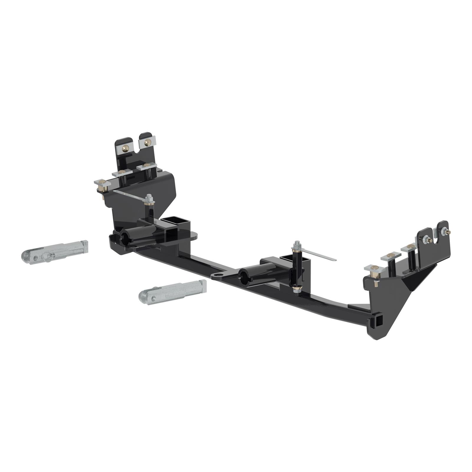 CURT Custom Tow Bar Base Plates for 2013-2019 FLEX, MKT, 2013-2015 MKS - 70135 Adapter Bracket, Plate, Steel, Black Powdercoated, Ford, Lincoln, Kit