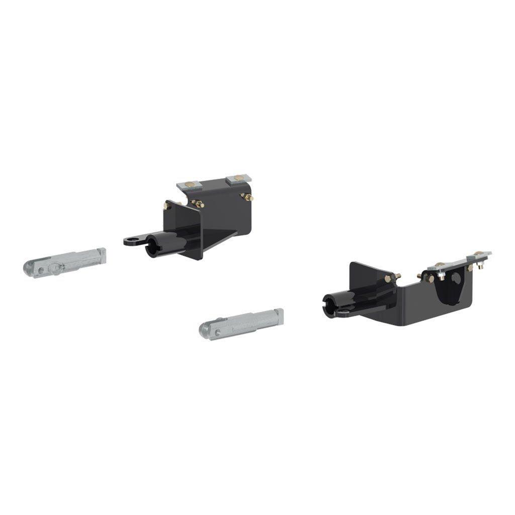 CURT Custom Tow Bar Base Plates 70136 Adapter Bracket, Plate, Steel, Black Powdercoated, Chevrolet, Kit