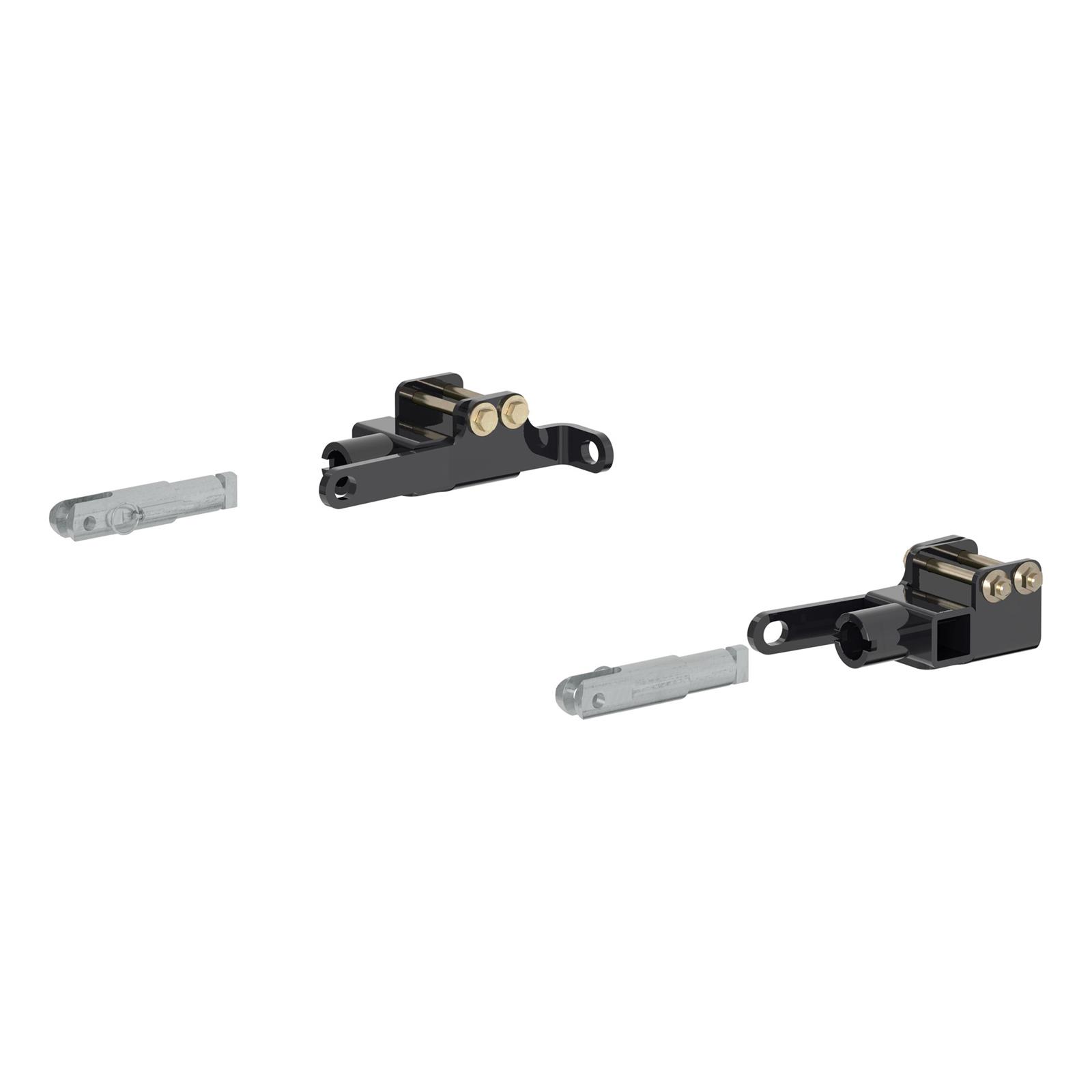CURT Custom Tow Bar Base Plates 70141 Adapter Bracket, Plate, Steel, Black Powdercoated, Chevrolet, GMC, Kit