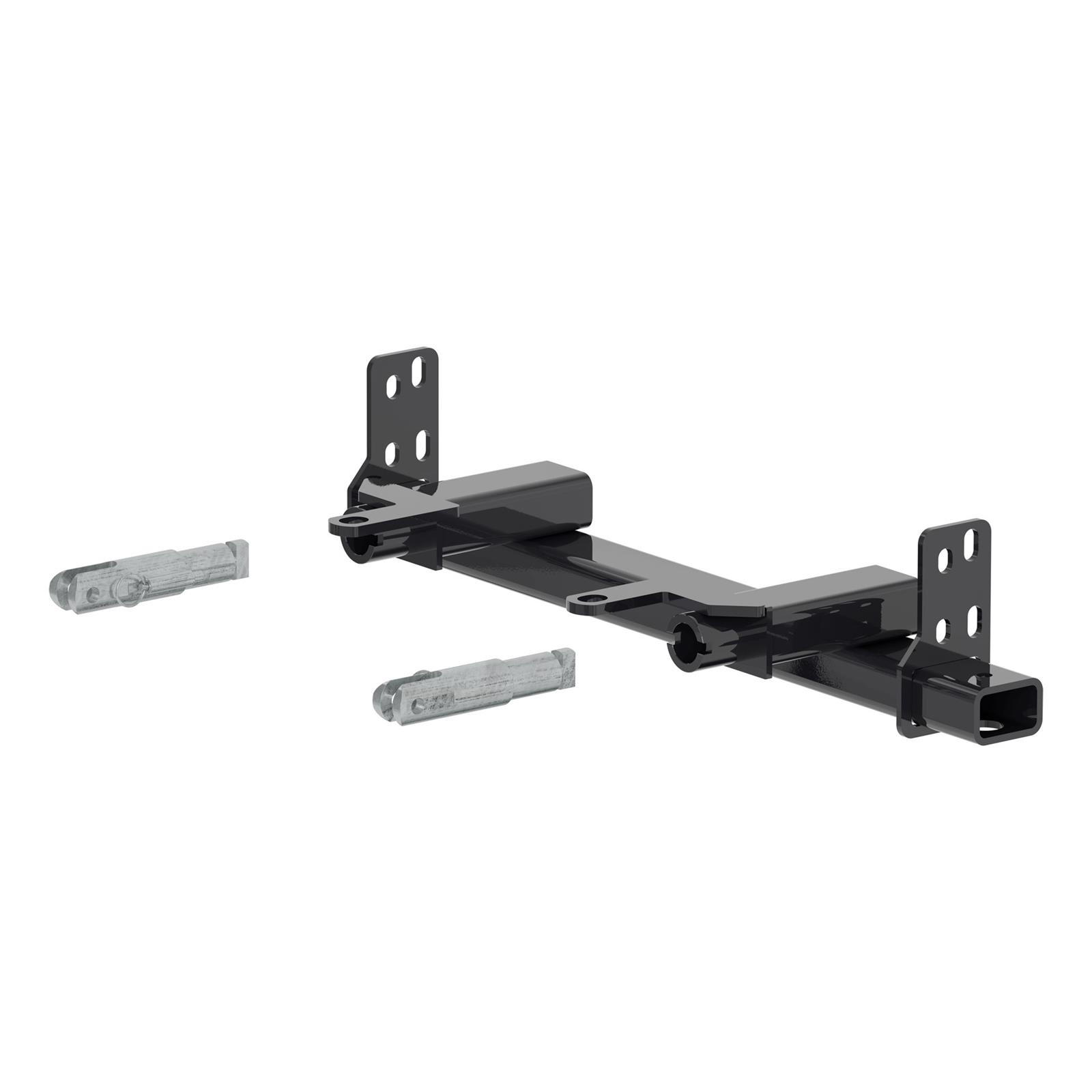 CURT Custom Tow Bar Base Plates 70145 Adapter Bracket, Plate, Steel, Black Powdercoated, Chevrolet, GMC, Kit