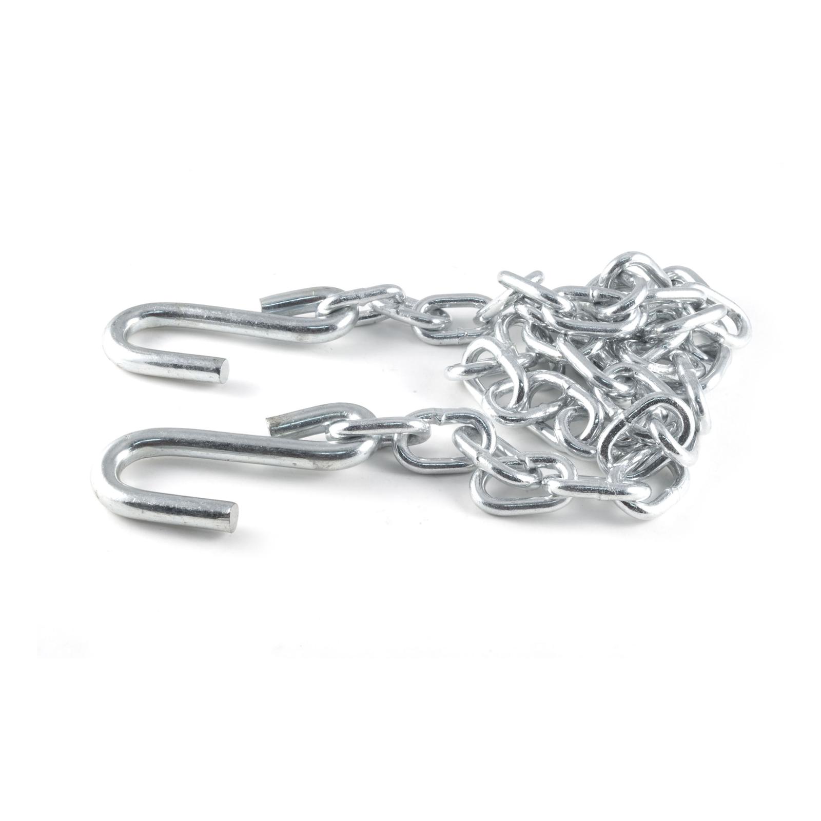 CURT Safety Chain Assemblies 80010 Chain, Steel, Zinc Plated, 2,000 lb. Break Force, 48 in. Length, S-Hook Ends, Each thumbnail 2