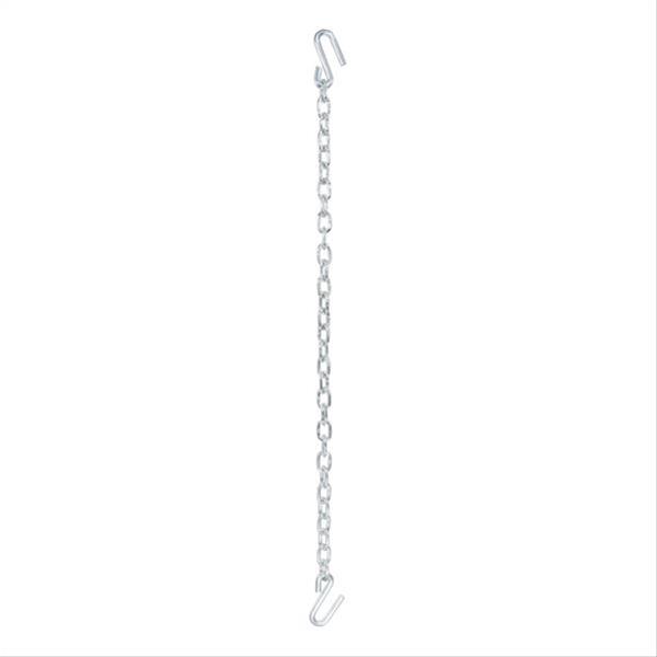 CURT Safety Chain Assemblies 80301 Chain, Steel, Zinc Plated, 7,000 lb. Break Force, 48 in. Length, S-Hook Ends, Each thumbnail 2