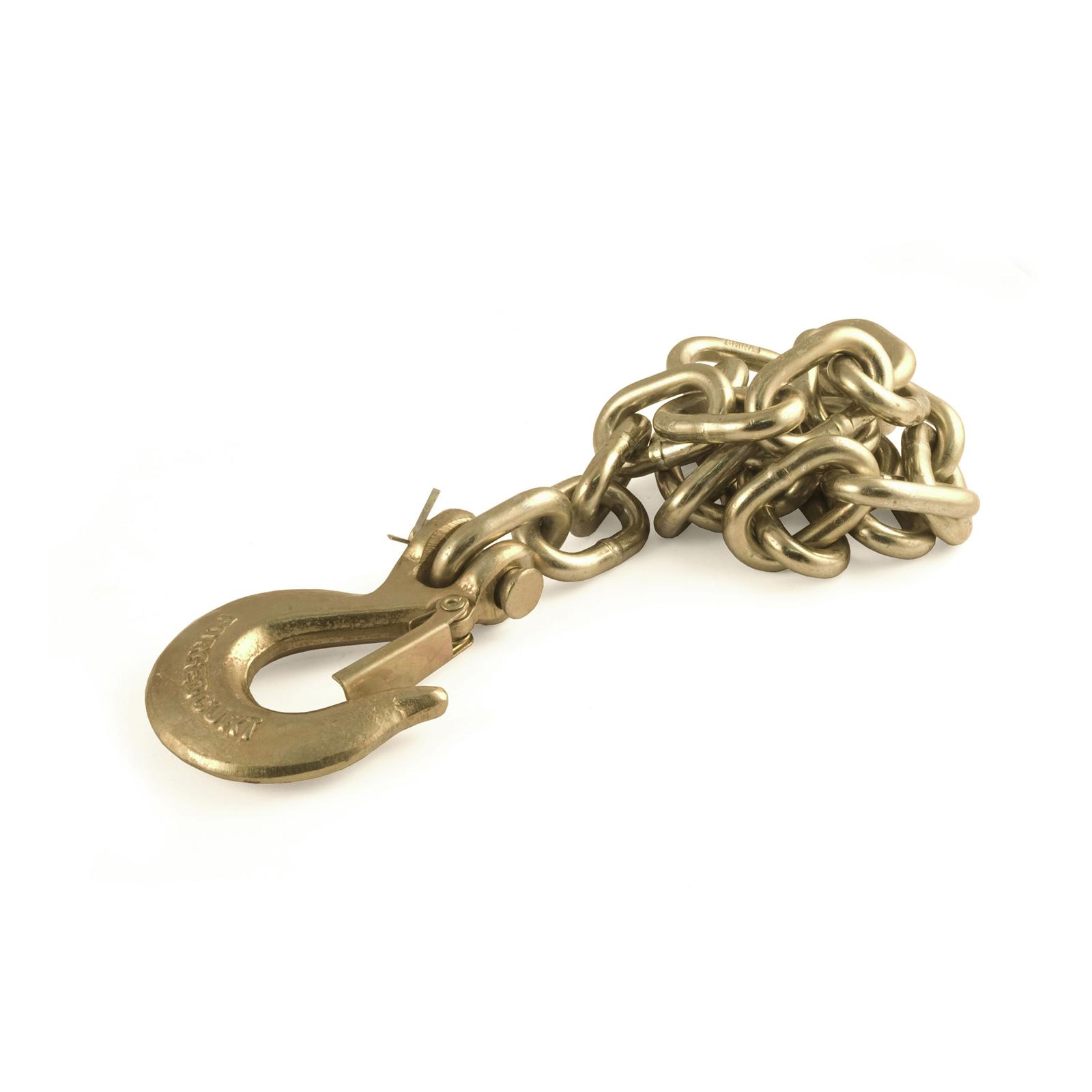 CURT Safety Chain Assemblies 80304 Chain, Steel, Zinc Plated, 18,800 lb. Break Force, 35 in. Length, Clevis Hook Ends, Each thumbnail 2