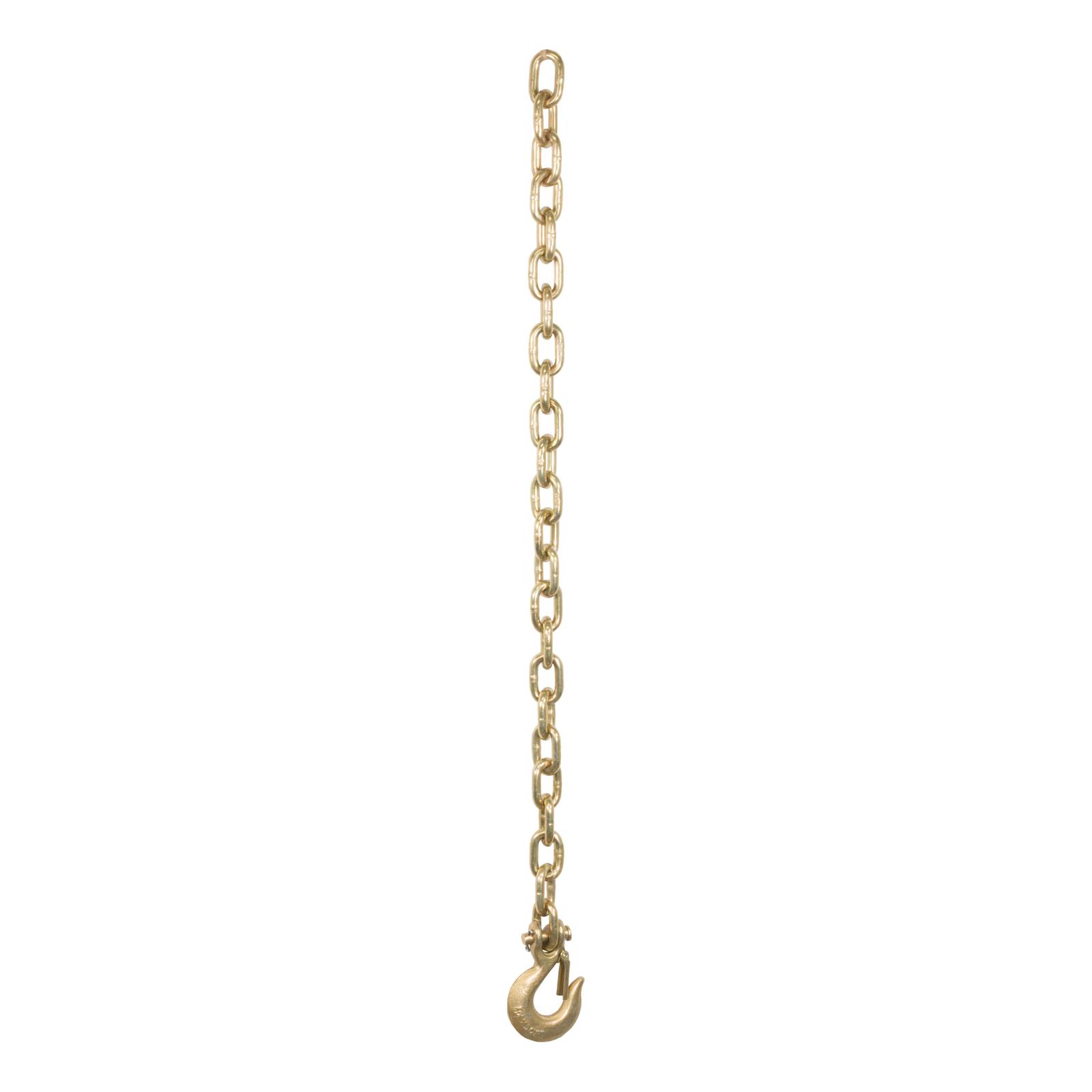 CURT Safety Chain Assemblies 80304 Chain, Steel, Zinc Plated, 18,800 lb. Break Force, 35 in. Length, Clevis Hook Ends, Each thumbnail 3