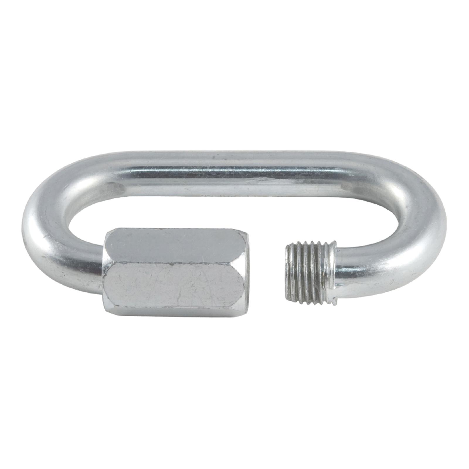 CURT Trailer Safety Chain Quick Links 82610 Chain, Link, Steel, Zinc Plated, 1/4 in. Diameter, 880 lb. Break Force, Each thumbnail 2