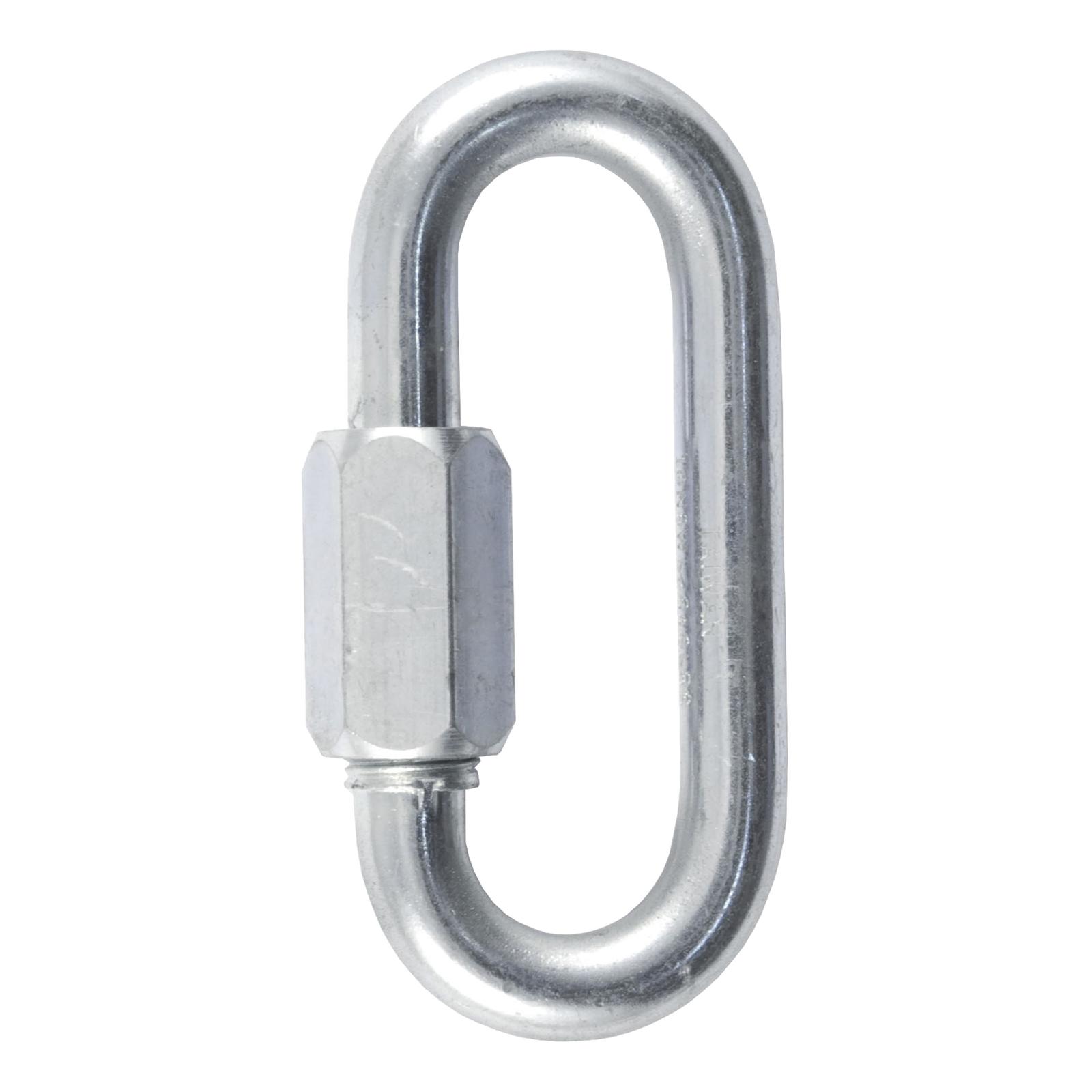 CURT Trailer Safety Chain Quick Links 82931 Chain, Link, Steel, Zinc Plated, 7/16 in. Diameter, 2,640 lb. Break Force, Each