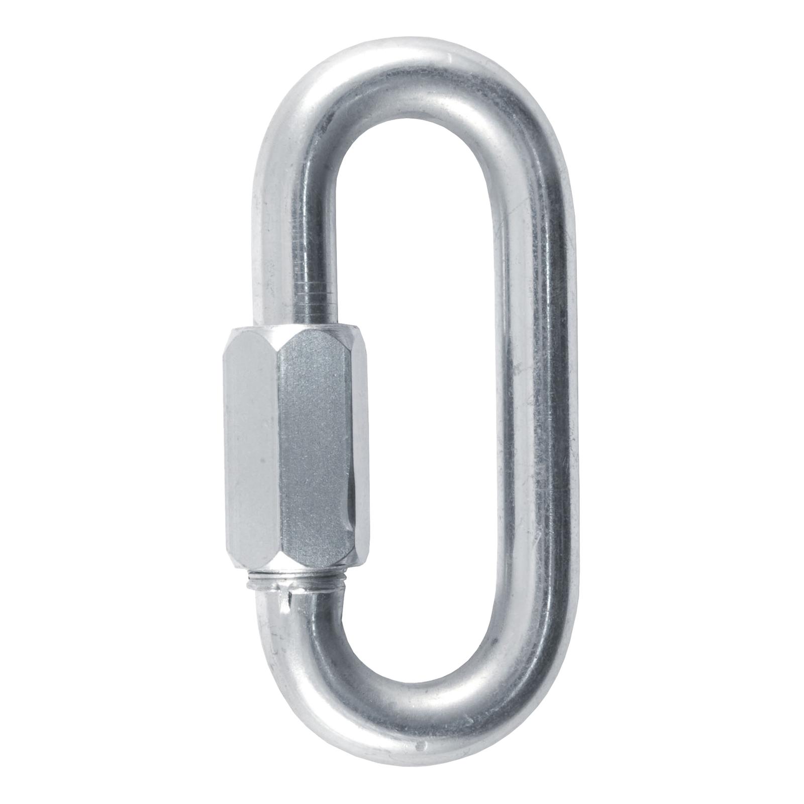 CURT Trailer Safety Chain Quick Links 82932 Chain, Link, Steel, Zinc Plated, 1/2 in. Diameter, 3,300 lb. Break Force, Each