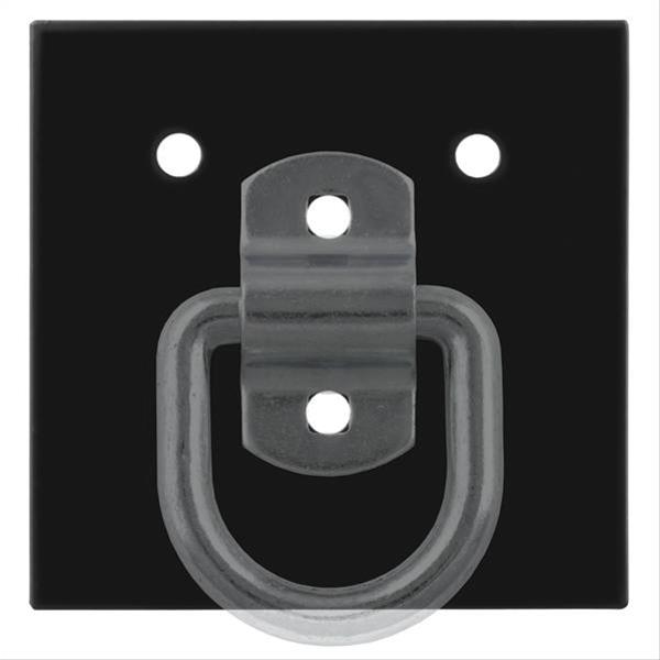 CURT Tie-Down Backing Plates 83607 Cargo Anchor, Fixed Position, Steel, Black, Each thumbnail 2