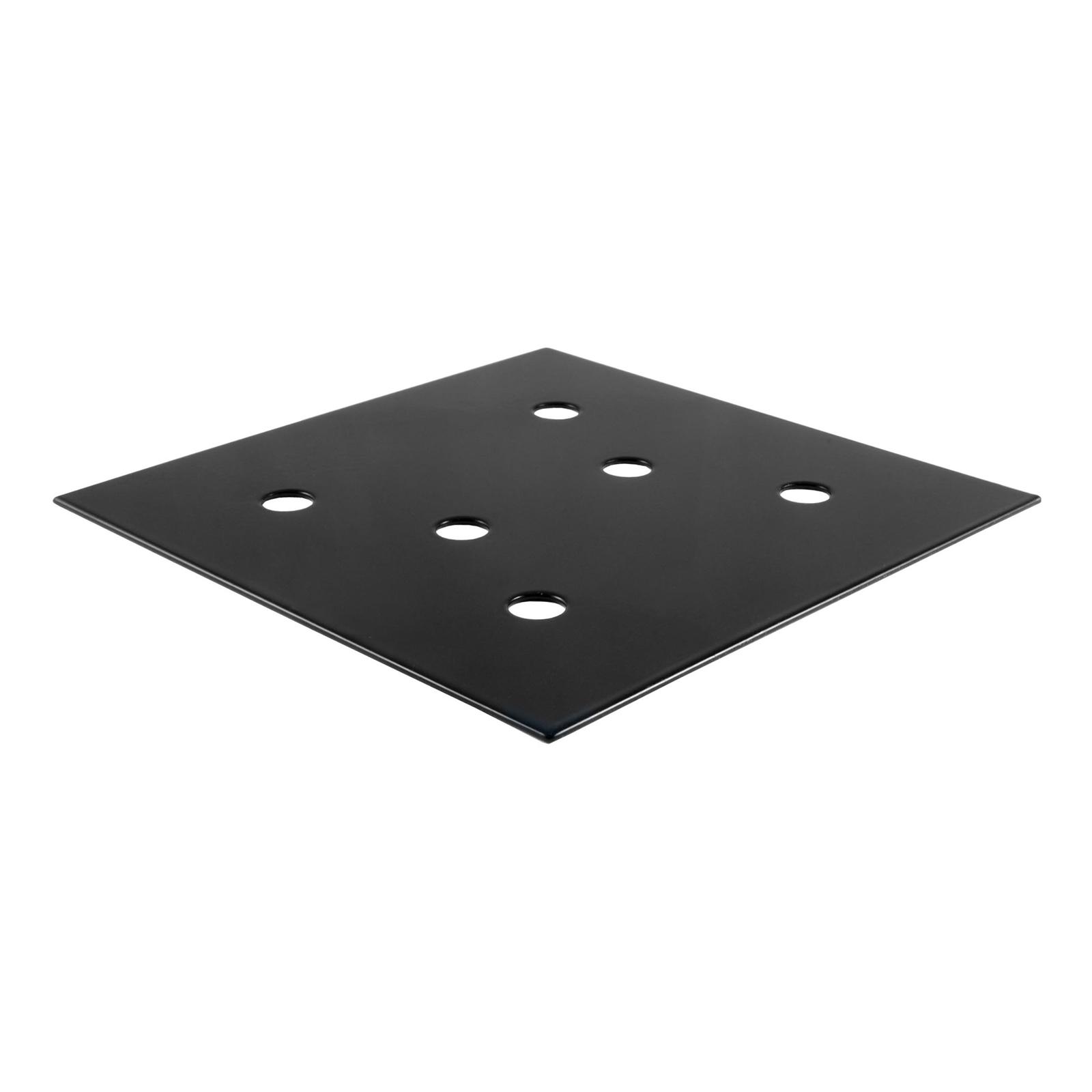 CURT Tie-Down Backing Plates 83607 Cargo Anchor, Fixed Position, Steel, Black, Each