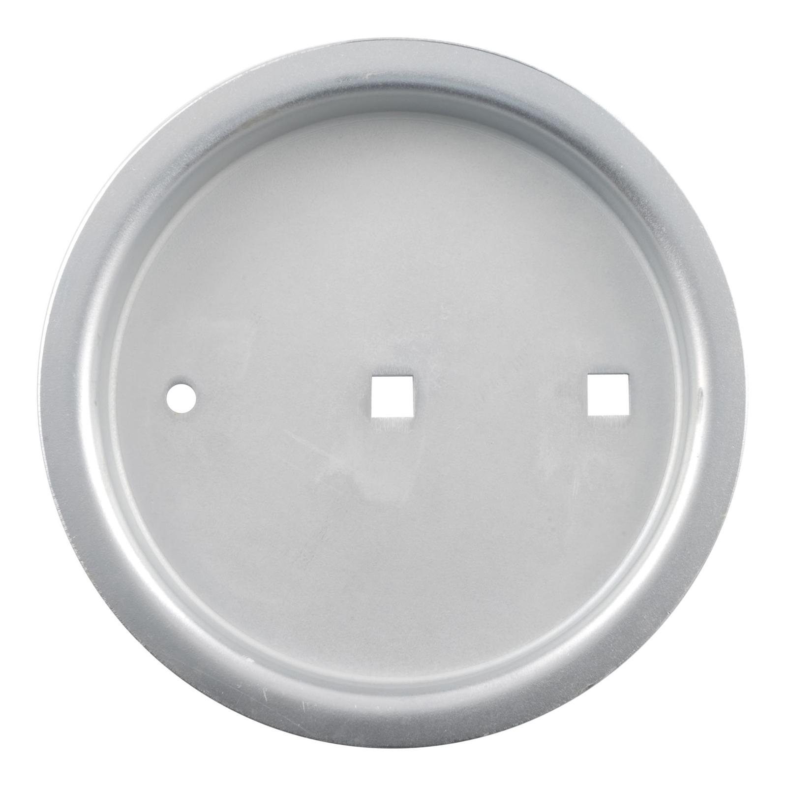 CURT Recessed Tie-Down Backing Plates 83610 Cargo Anchor, Plate, Stainless Steel, Zinc Plated, 6.652 in. Base Diameter, Each thumbnail 2