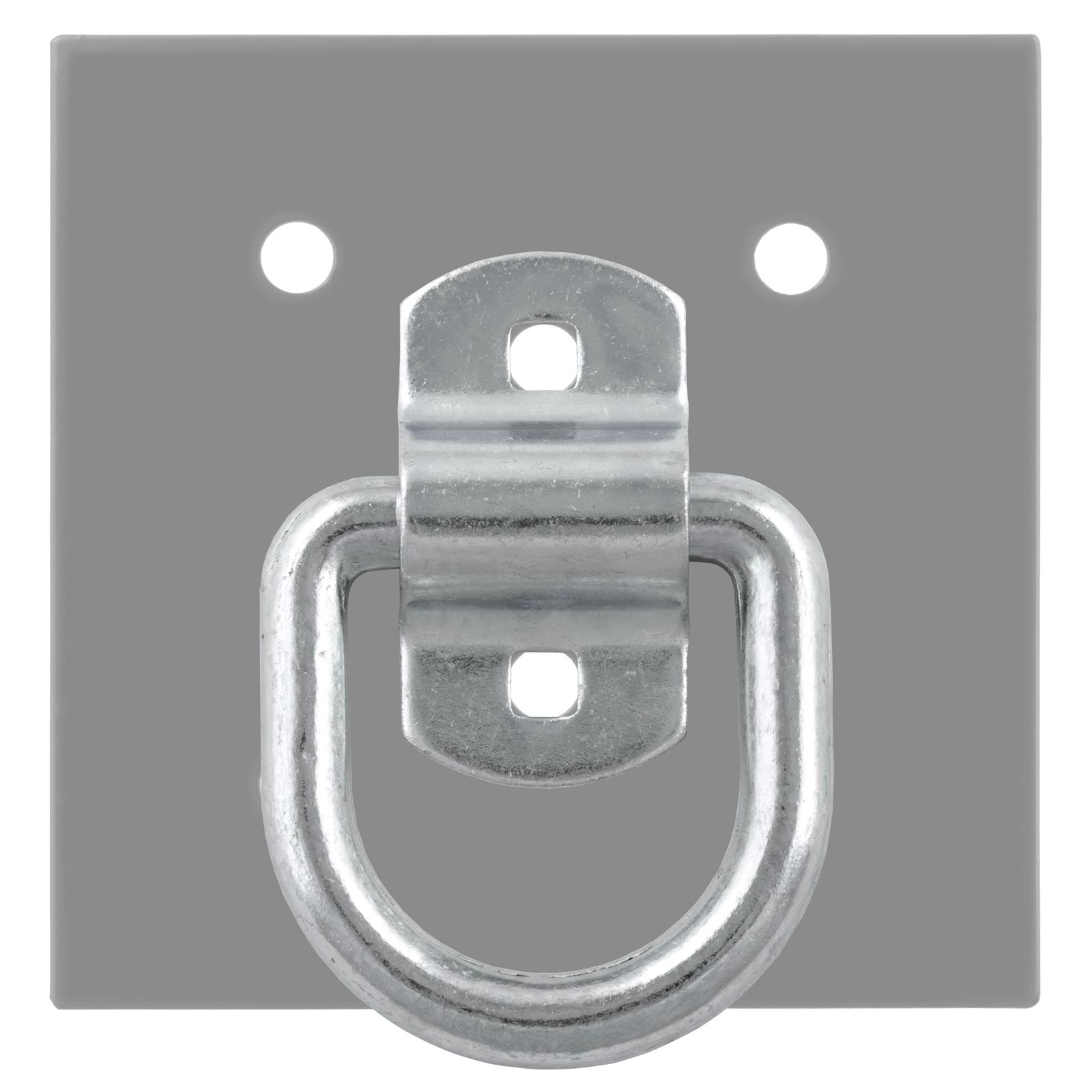 CURT Rope Rings 83742 Cargo Tie-Down Anchor, Ring, D-ring Type, Steel, Zinc Plated, 11,000 lb. Capacity, Each thumbnail 3