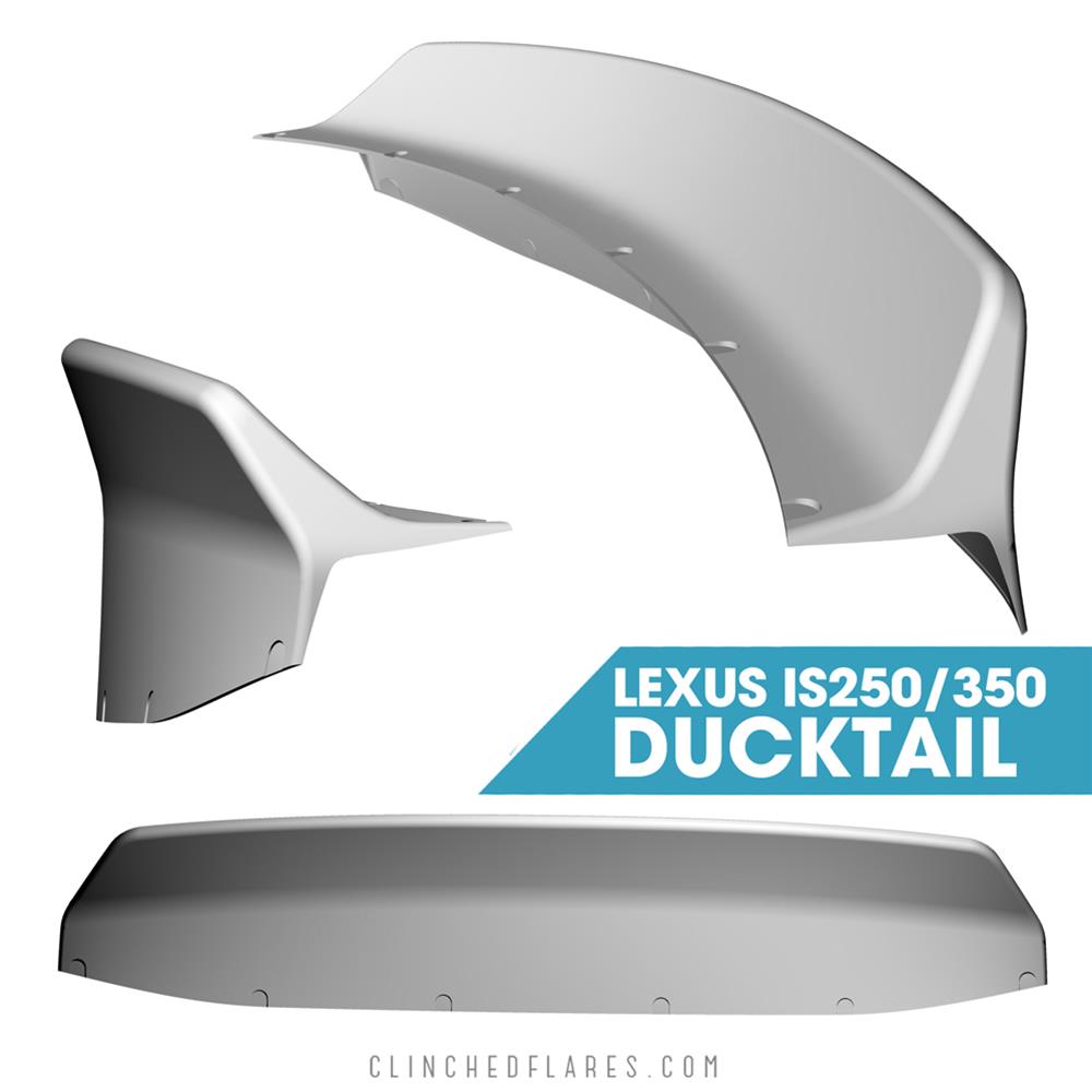 Lexus is350 ducktail deals spoiler