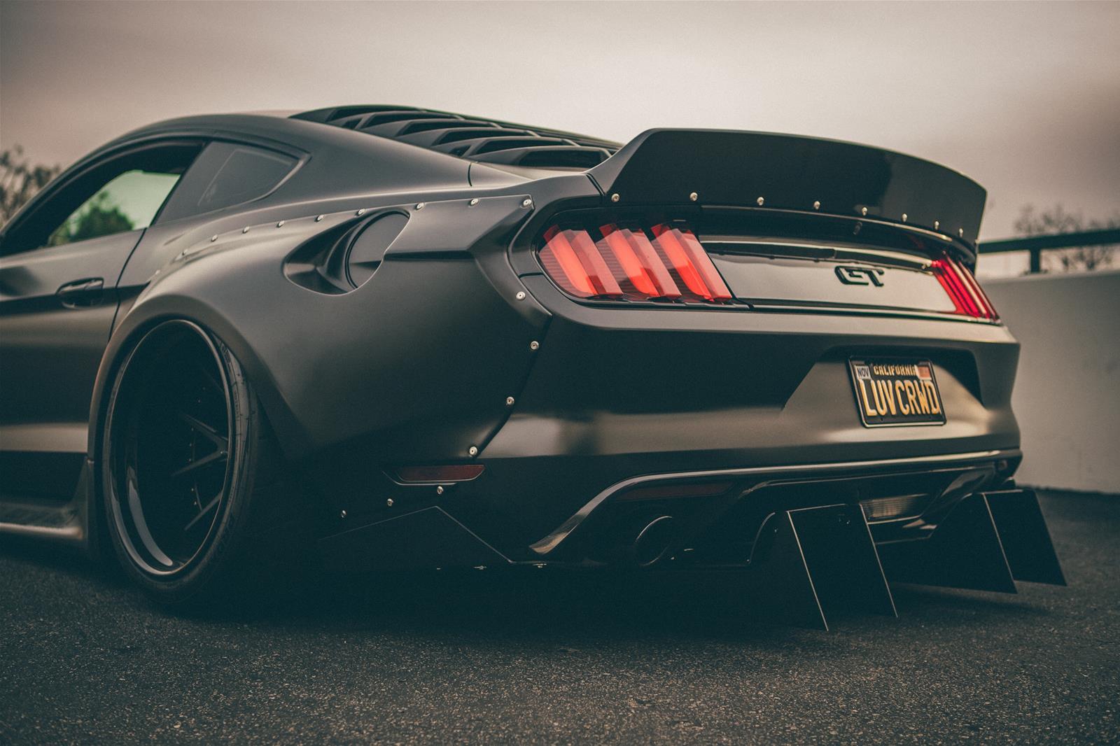 2015 FORD MUSTANG Clinched DUCK-S550 Clinched Ducktail Spoilers ...