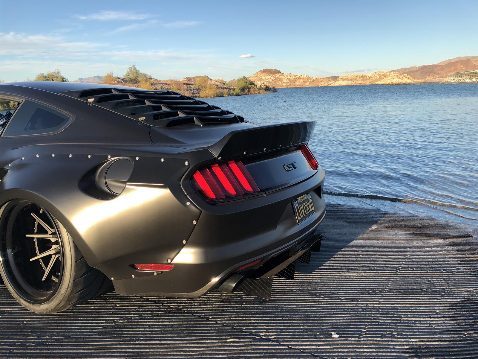 2015 FORD MUSTANG Clinched DUCK-S550 Clinched Ducktail Spoilers ...