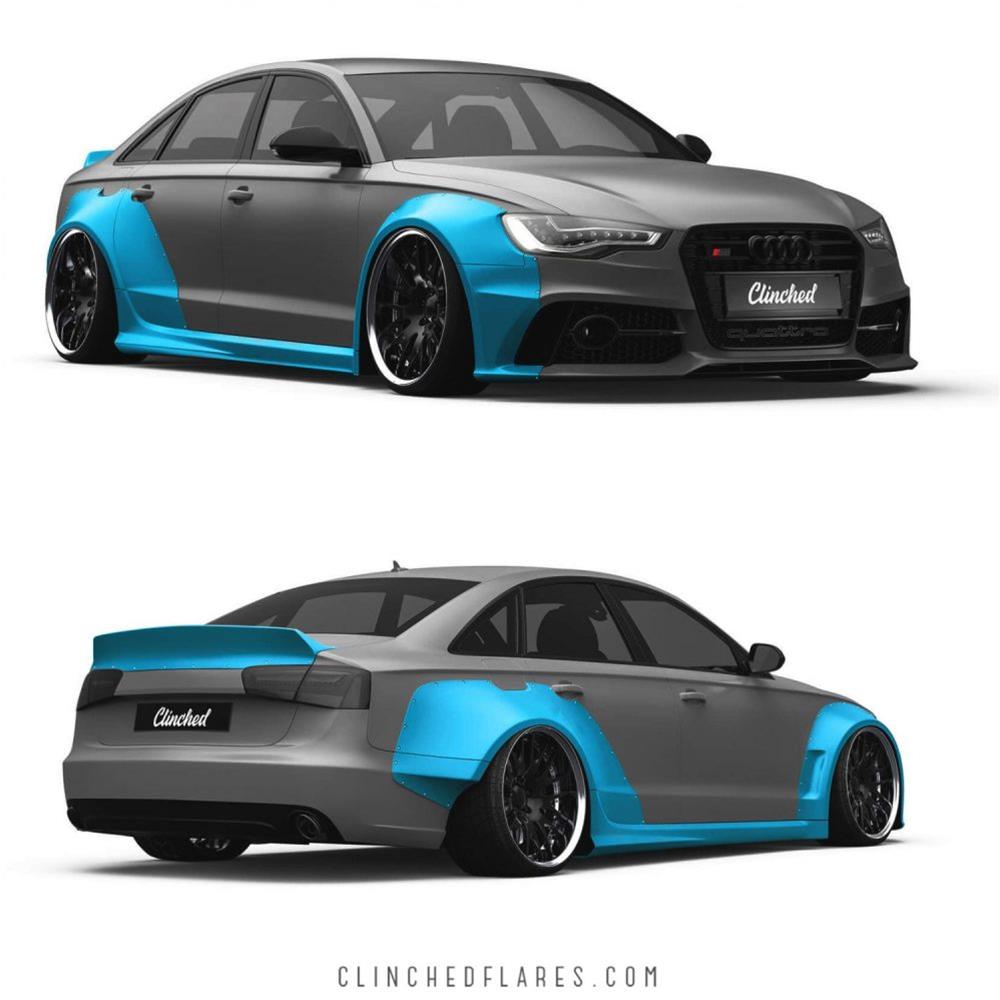 AUDI A6 QUATTRO Clinched WBA6-C7 Clinched Widebody Kits | Summit Racing