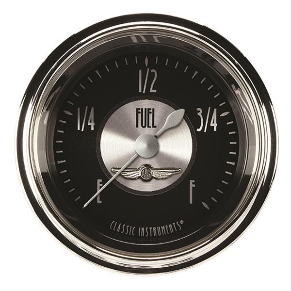 Classic Instruments All-American Tradition Series Gauges AT109SHC Fuel Gauge, AMER TRAD 2" FUEL PROGRAMMABLE, FULL SWEEP