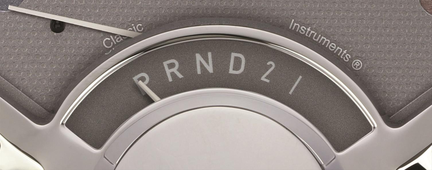 Classic Instruments Bel Era III Shift Indicators BET07G Gray GEAR SELECTOR & SN46 W/O OVERDIRVE