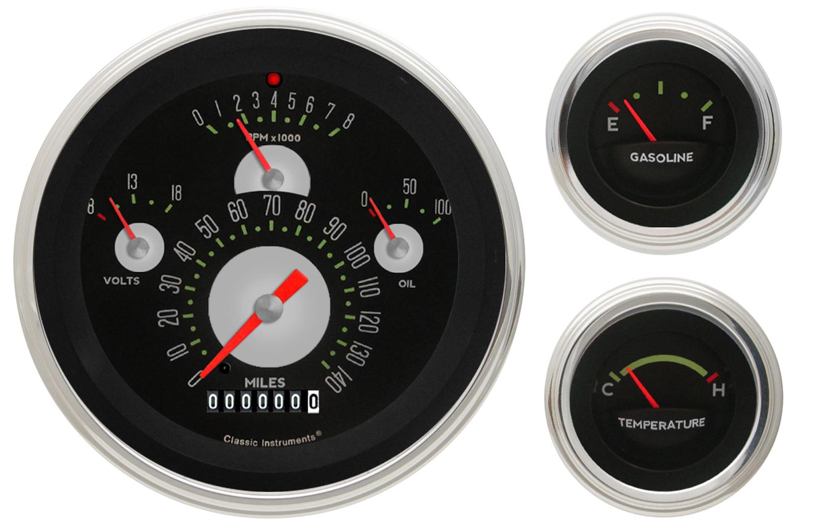 Classic Instruments Gauge Kits and Instrument Clusters CH01ASLF-LS