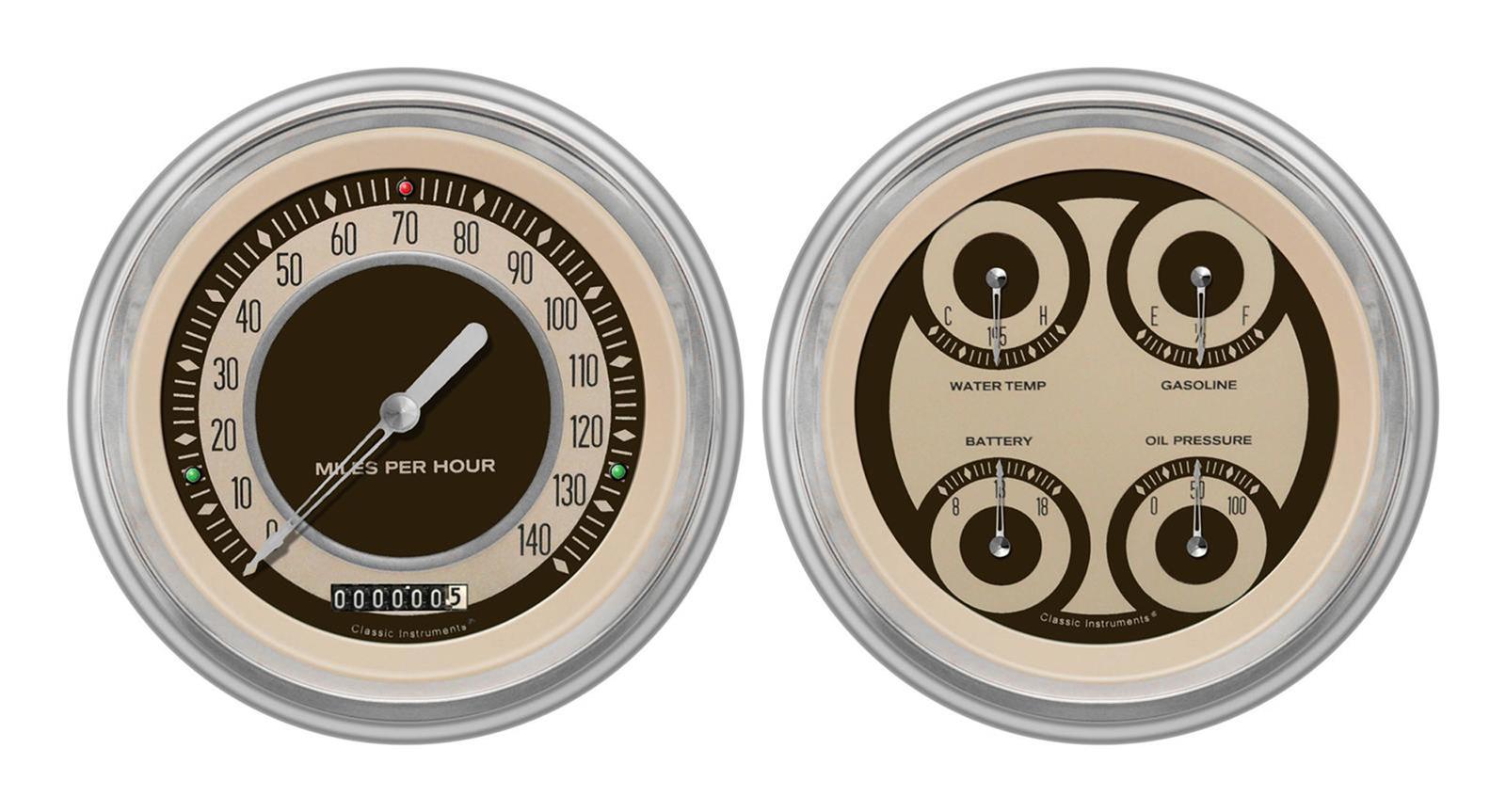 Classic Instruments Gauge Kits and Instrument Clusters CH51NT52-LS