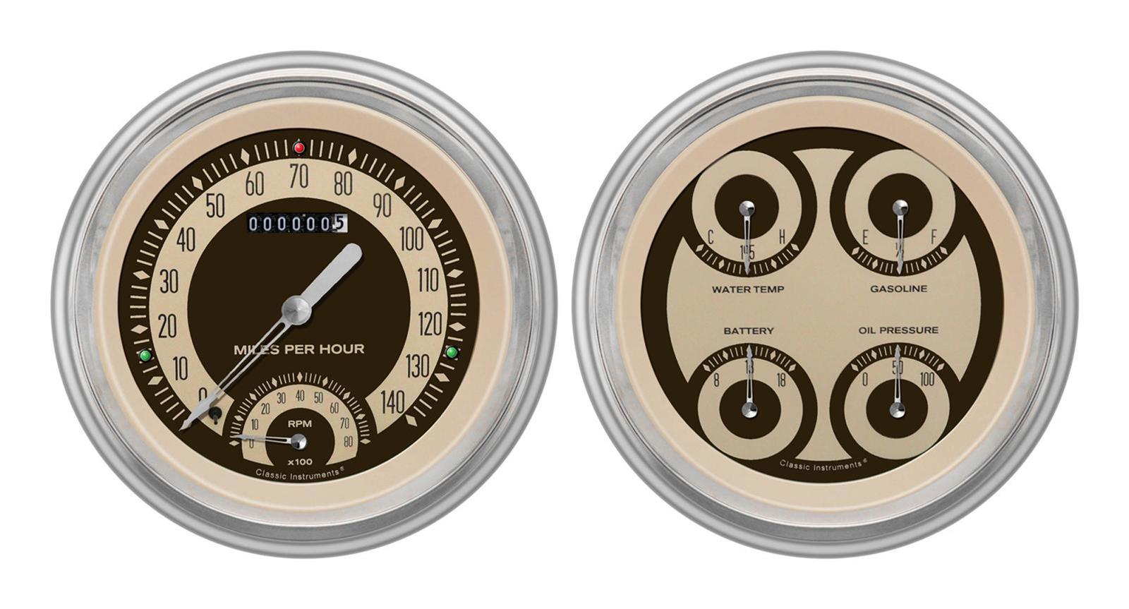 Classic Instruments Gauge Kits and Instrument Clusters CH51NT62-LS