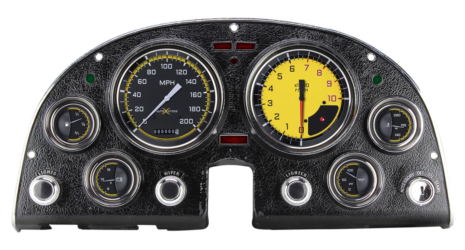 Classic Instruments Gauge Kits and Instrument Clusters CO63AXY-LS