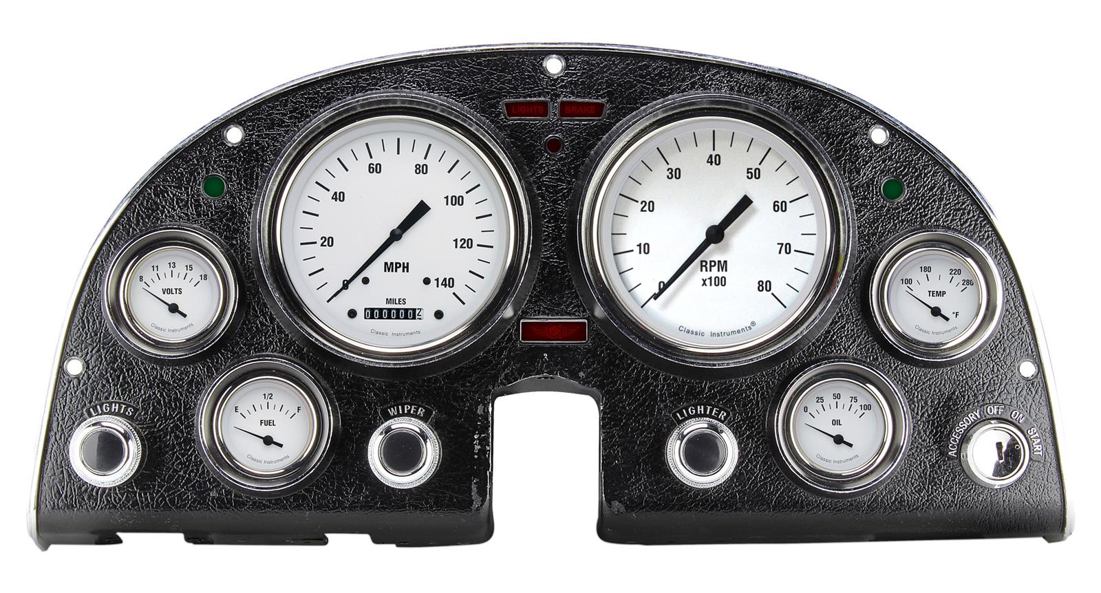 Classic Instruments Gauge Kits and Instrument Clusters CO63WH-LS