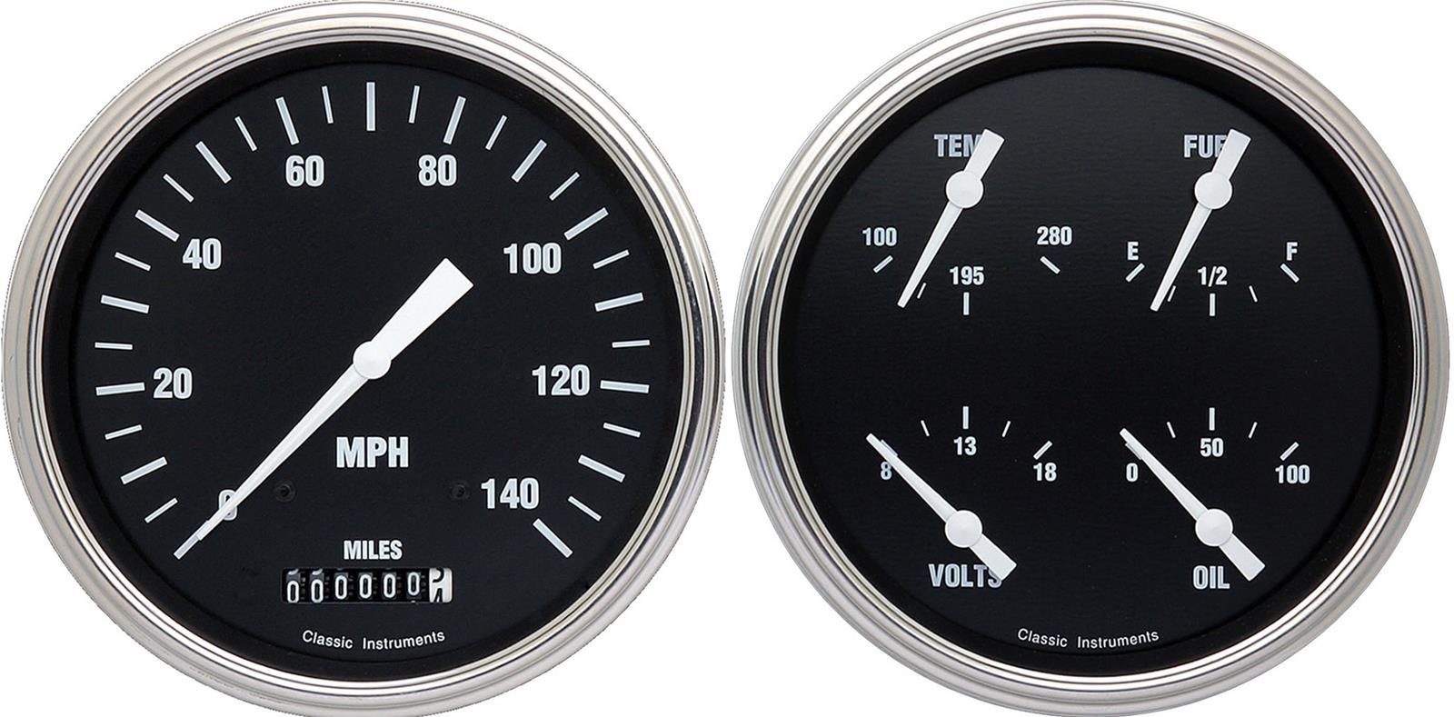Classic Instruments Gauge Kits and Instrument Clusters CT47HR52-LS
