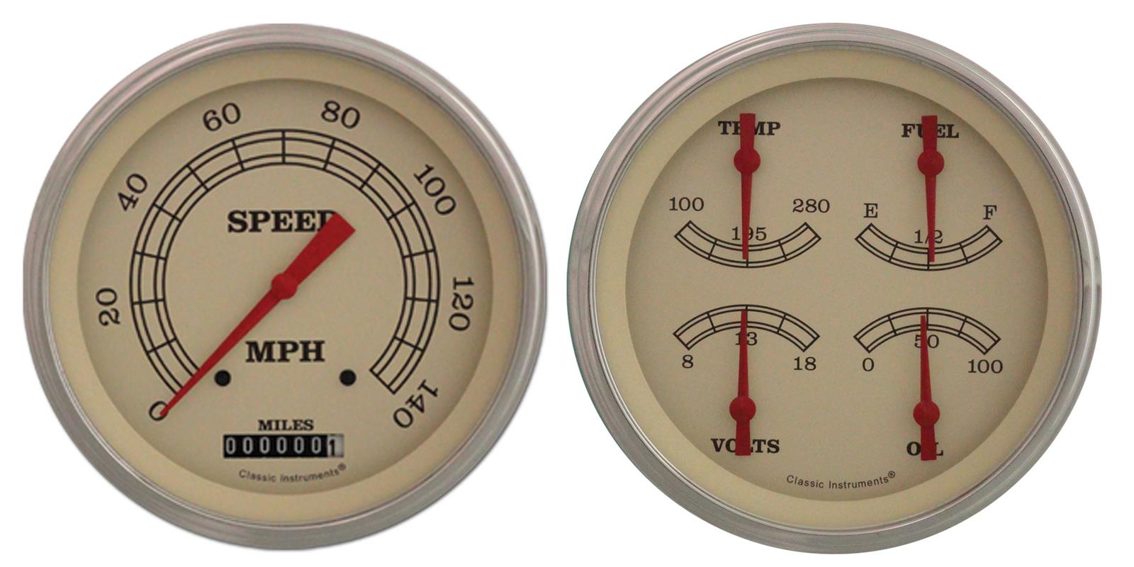 Classic Instruments Gauge Kits and Instrument Clusters CT47VT52-LS