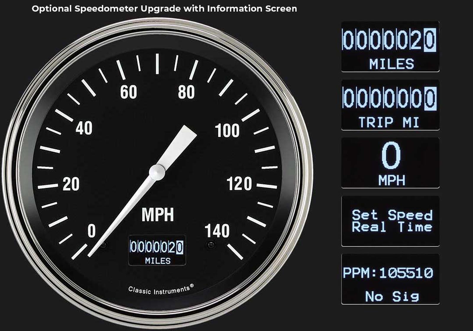 Classic Instruments Gauge Kits and Instrument Clusters CT54HR52-LS