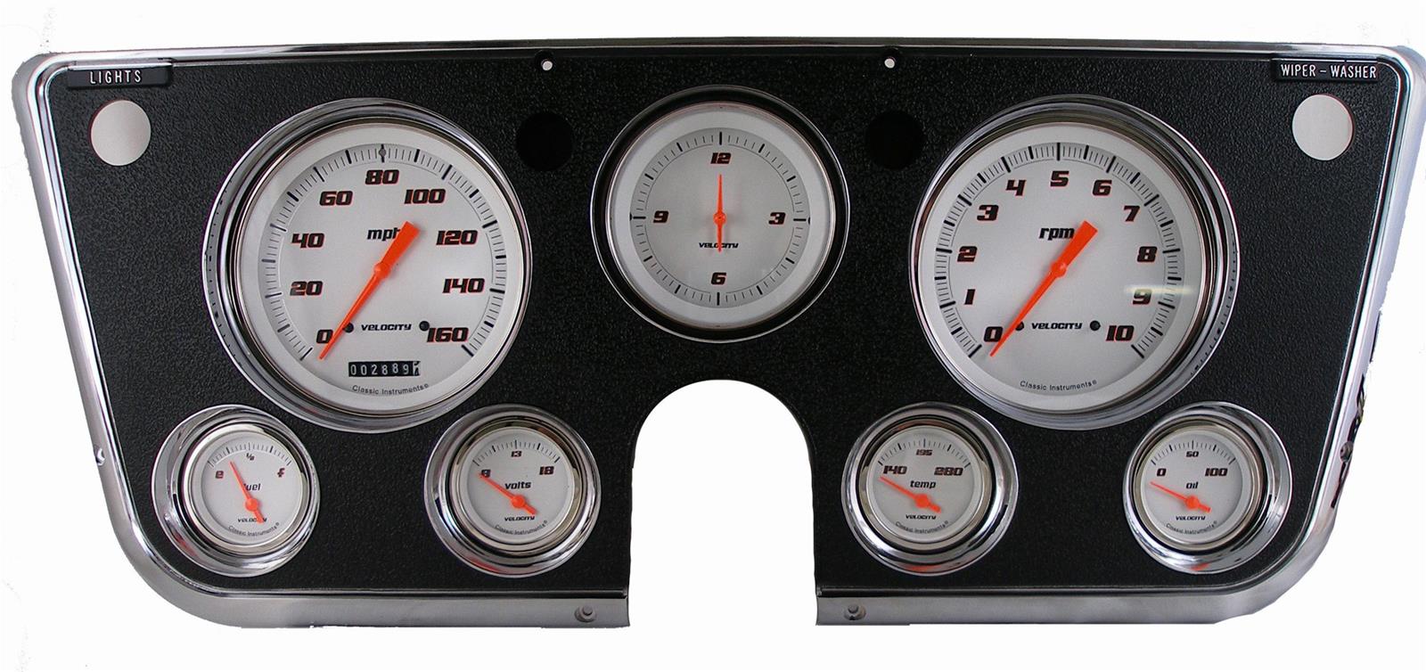 Classic Instruments - Gauge Kits and Instrument Clusters for 1967-1972 C10 PICKUP, C20 C30 PICKUP CT67VSW-LS