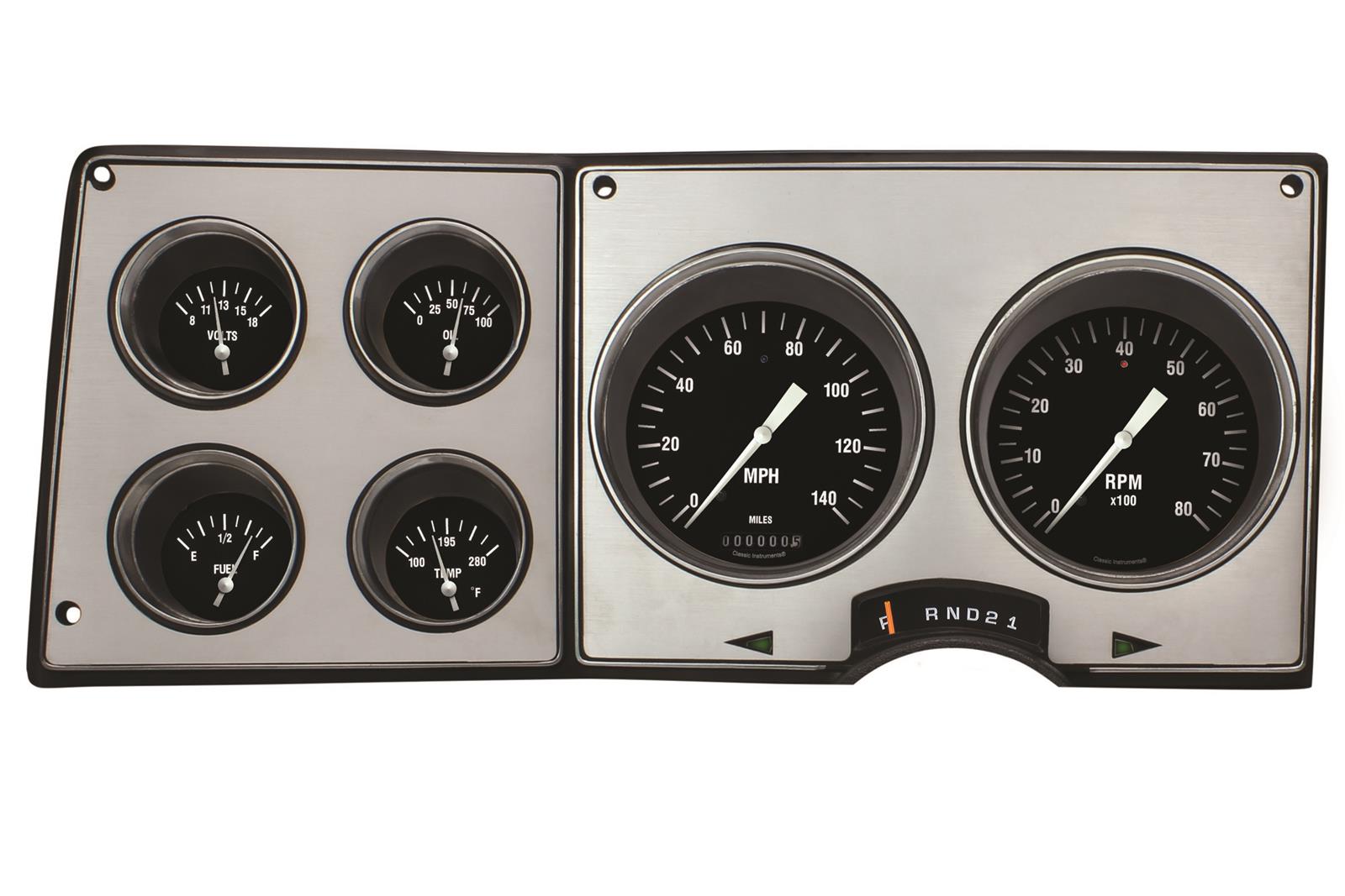 Classic Instruments Gauge Kits and Instrument Clusters CT73HR-LS