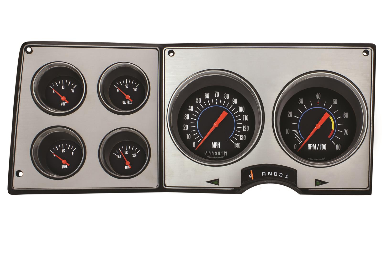 Classic Instruments - Gauge Kits and Instrument Clusters for 1973-1974 C10 PICKUP, C20 C30 PICKUP CT73OE-LS