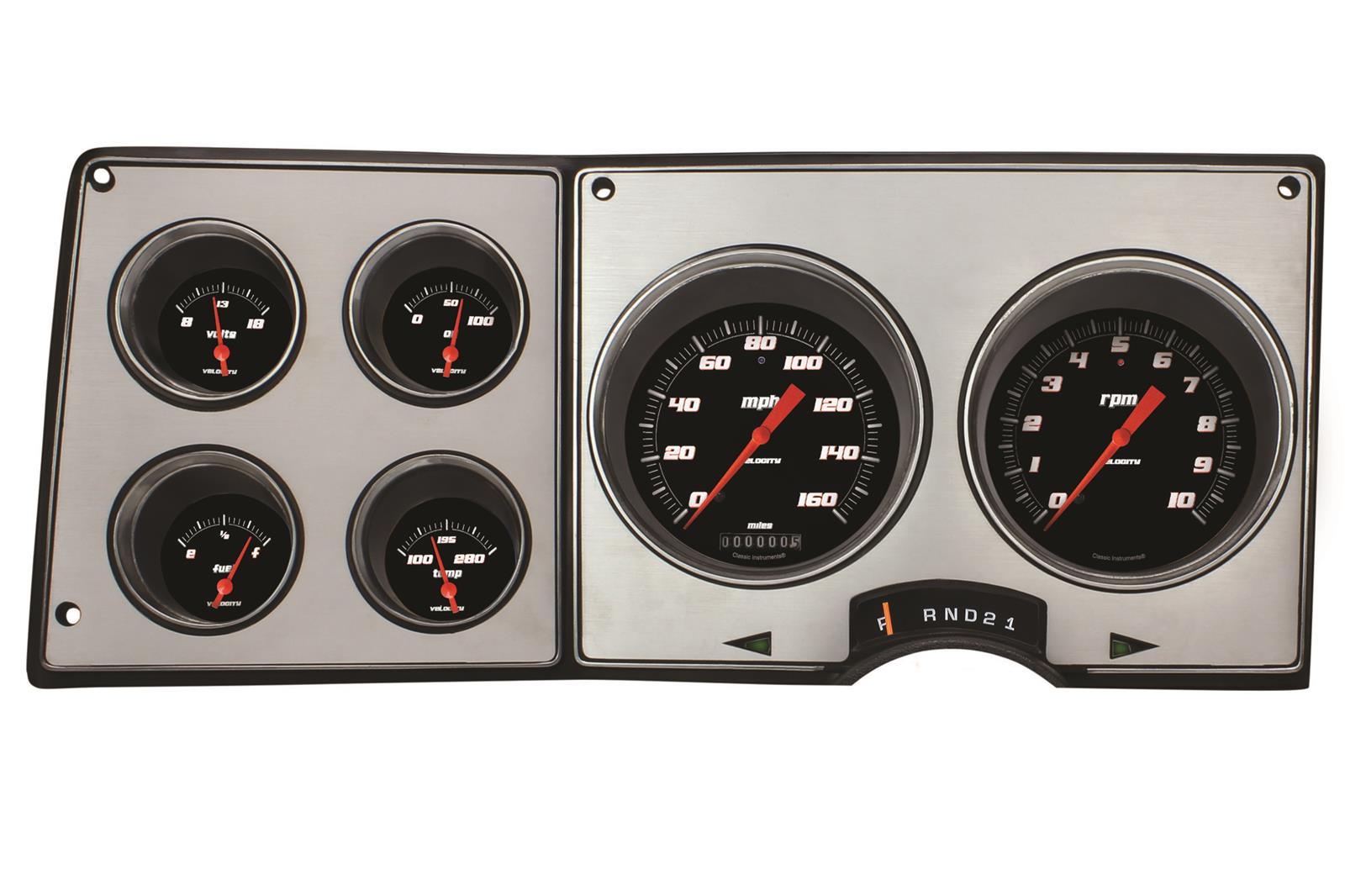 Classic Instruments Gauge Kits and Instrument Clusters CT73VSB-LS