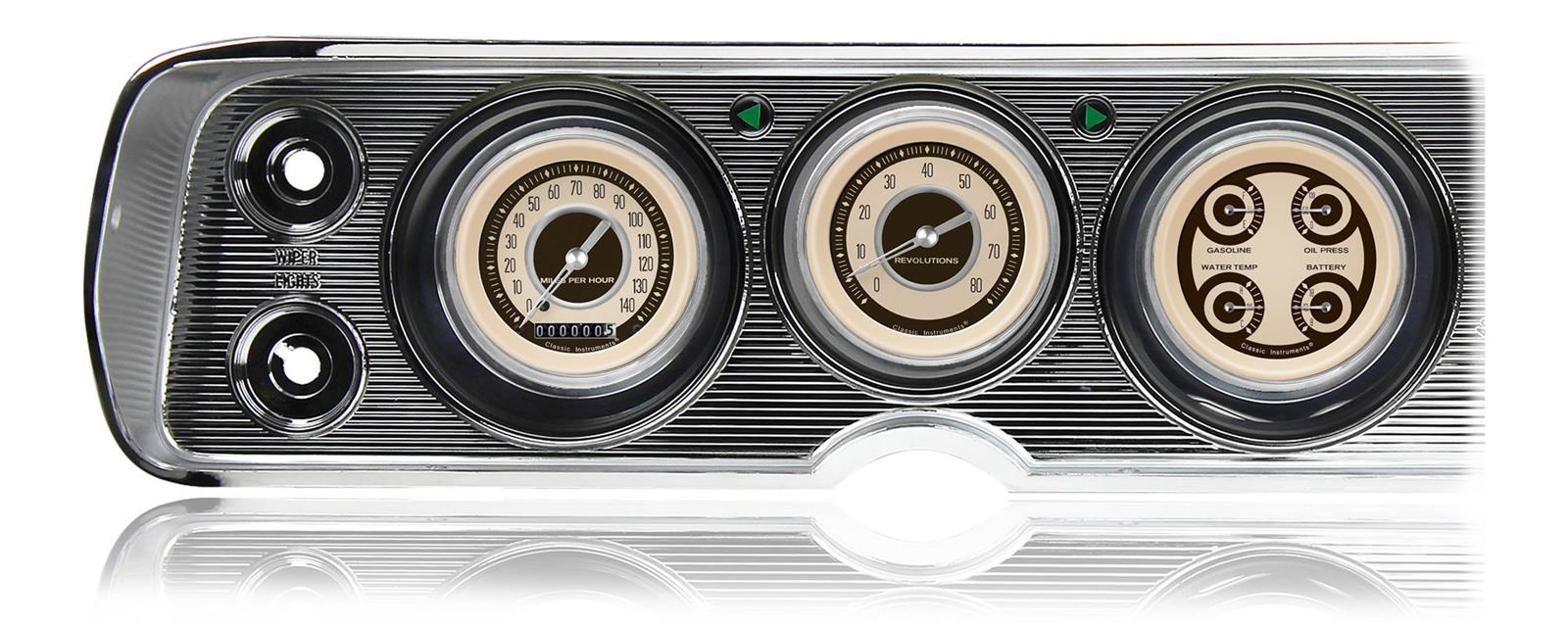 Classic Instruments Gauge Kits and Instrument Clusters CV64NT-LS