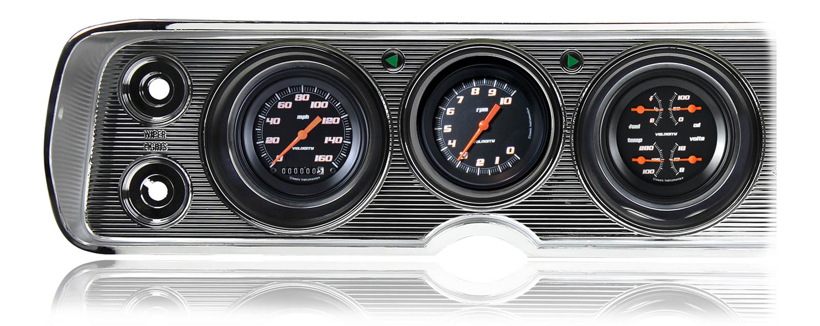 Classic Instruments Gauge Kits and Instrument Clusters CV64VSB-LS