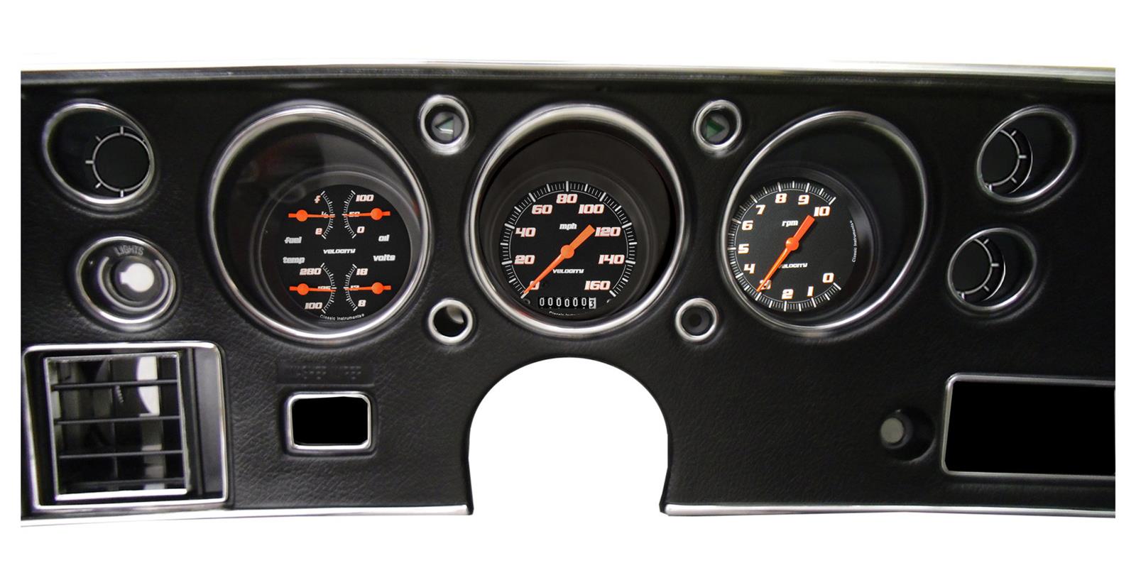 Classic Instruments Gauge Kits and Instrument Clusters CV70VSB-LS