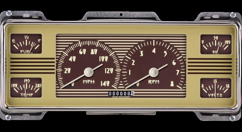 Classic Instruments FC40OE Classic Instruments 1940 Ford Package Gauge ...