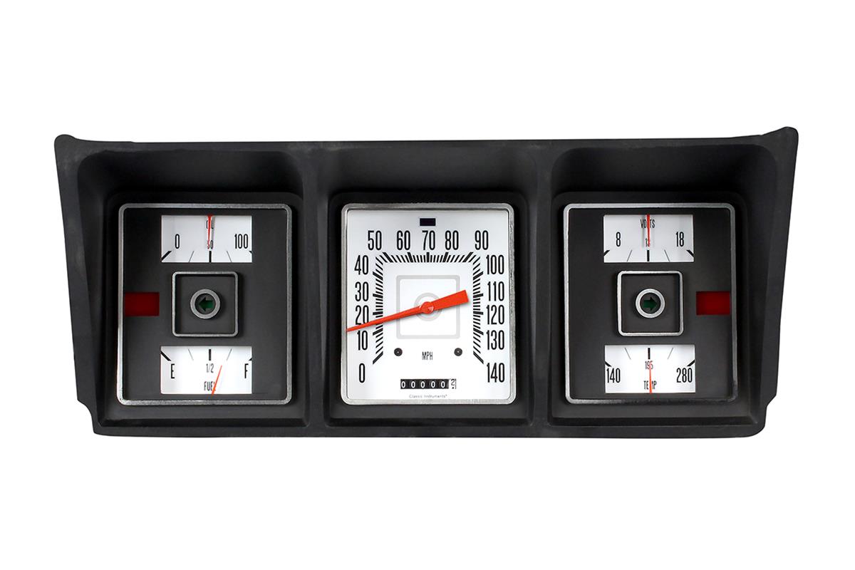 Classic Instruments Gauge Kits and Instrument Clusters FT73W Cluster, 1973-79 Ford Truck Direct-fit Package