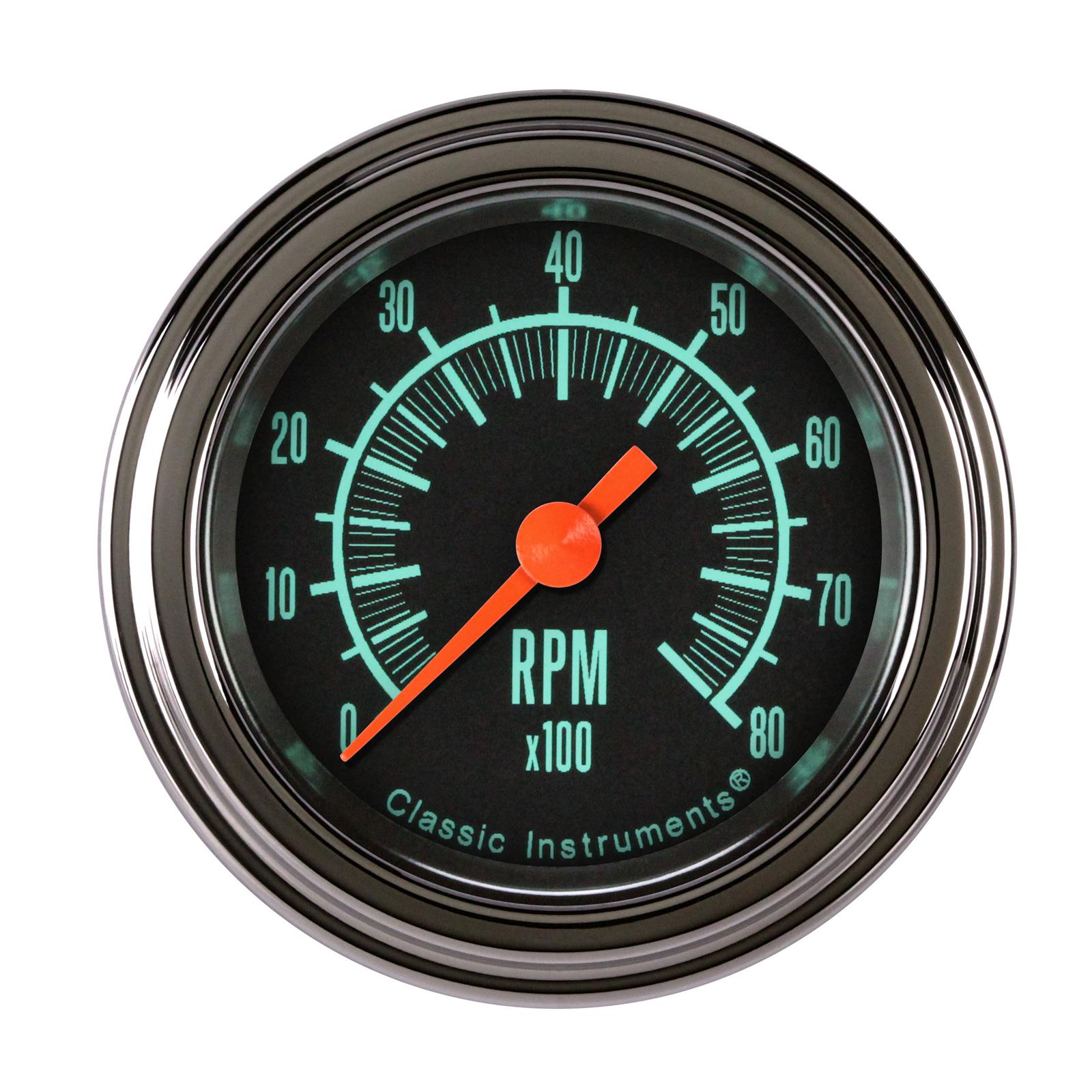 Classic Instruments G-Stock Series Tachometers GS183SLF Tachometer, G-STOCK SERIES 2" TACHOMETER FULL SWEEP thumbnail 2
