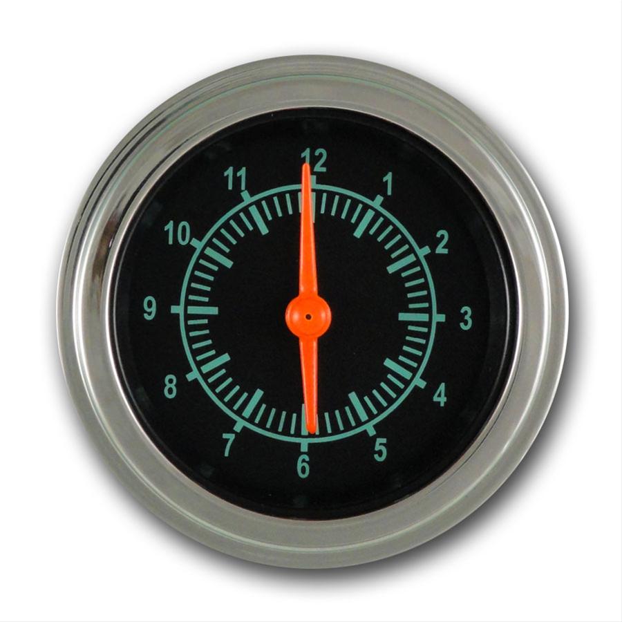 Classic Instruments G-Stock Series Gauges GS90SLF Gauge, G-Stock, Clock, 12 Hours, 2 1/8 in., Analog, Electrical, Each